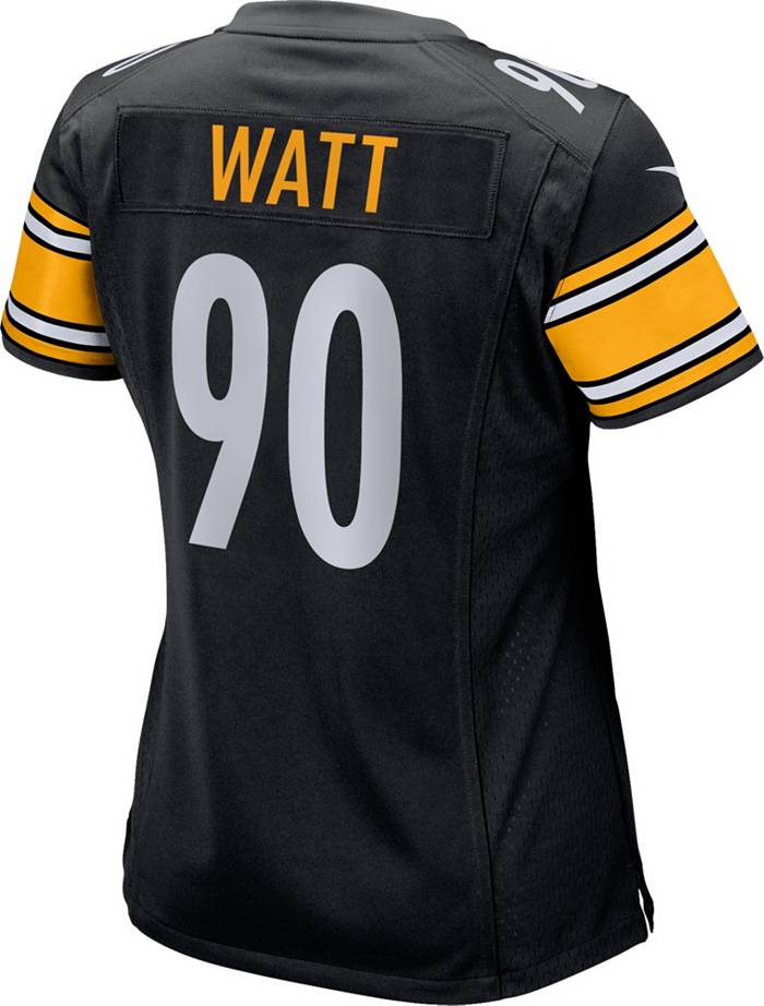 Pittsburgh Steelers #90 T.J. Watt Black Color Rush Legend Jersey