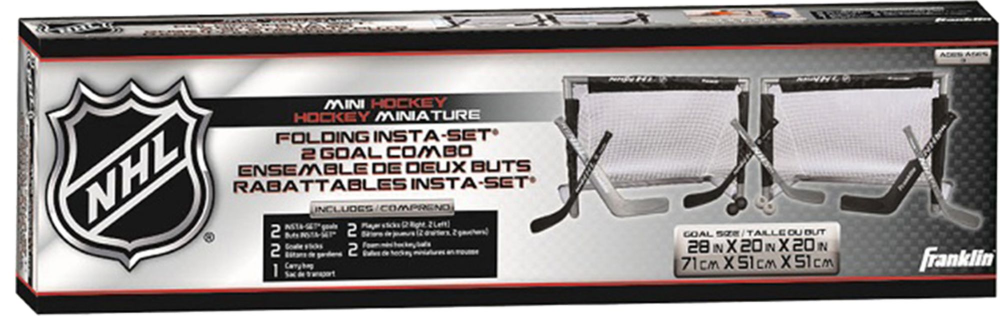 Franklin NHL Insta-Set Mini Hockey Goals product image