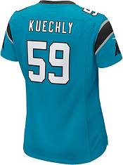 بيظ Nike Carolina Panthers #59 Luke Kuechly Light Blue Game Womens Jersey بيظ