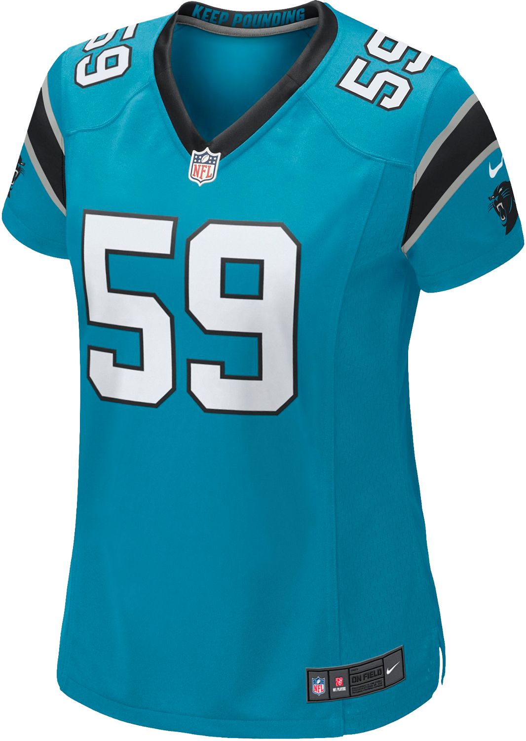 Nike Women's Carolina Panthers Luke Kuechly #59 Blue Game Jersey product image