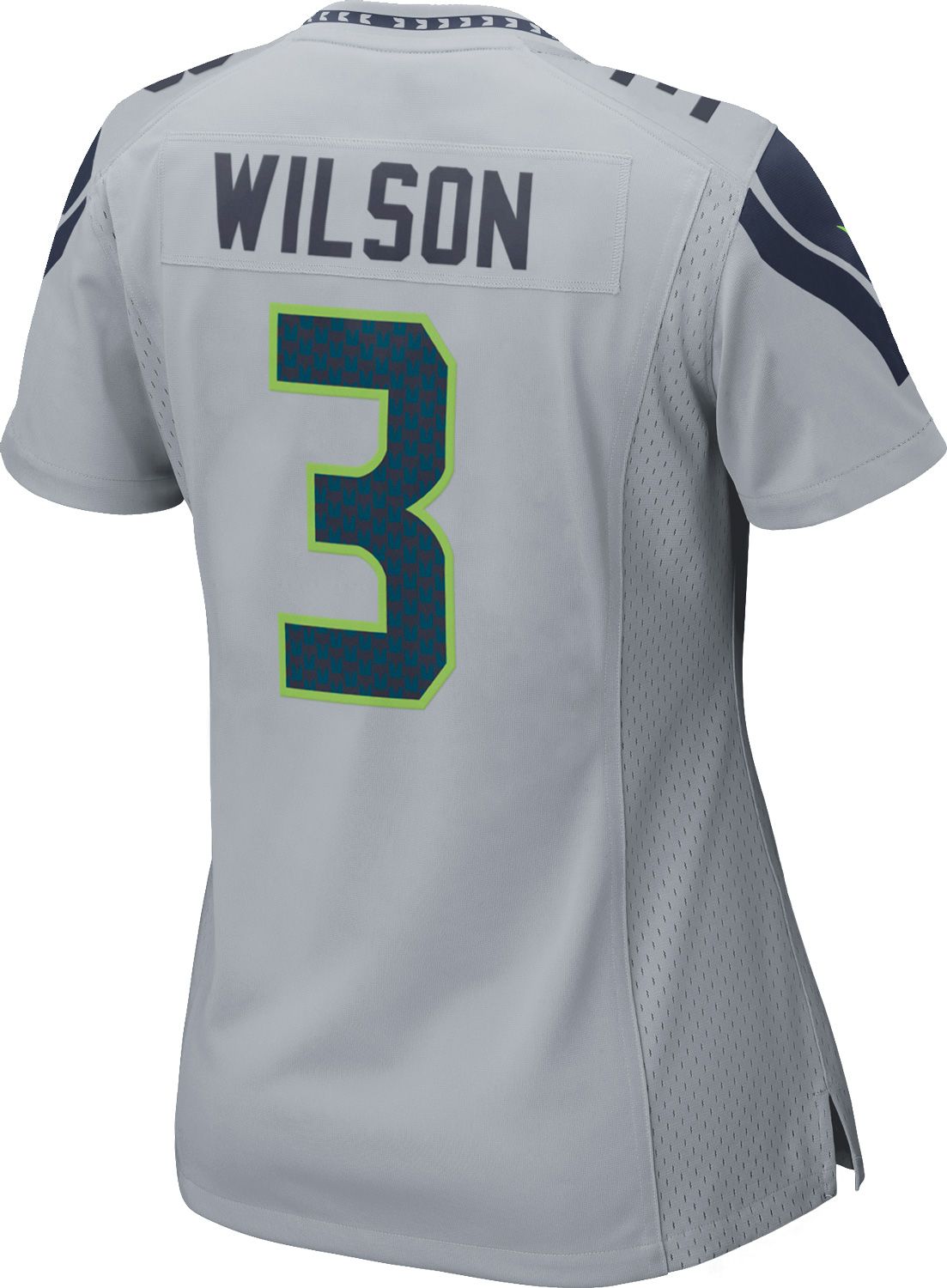 Nike Women's Seattle Seahawks Russell Wilson #3 Grey Game Jersey product image