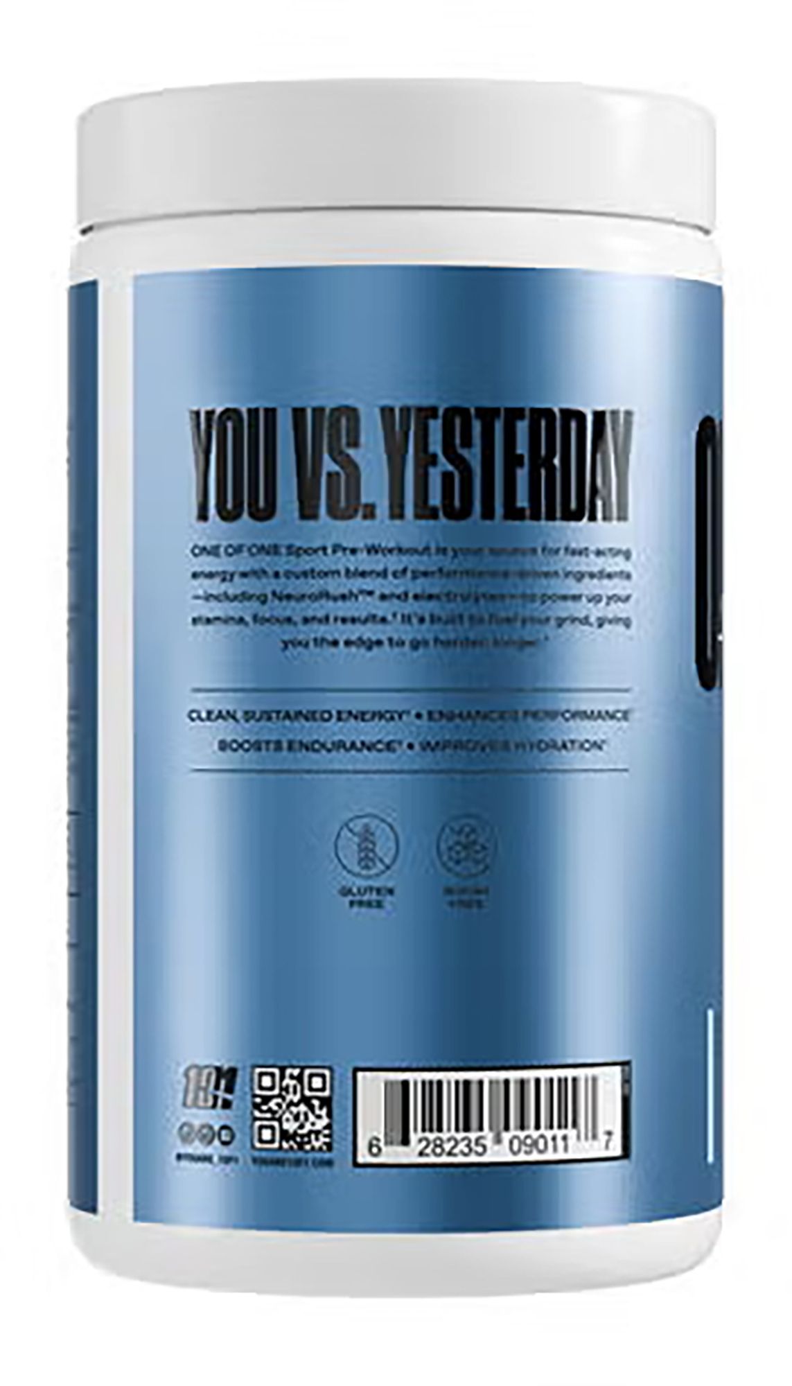 One of One 30 Servings Blue Razz Cotton Candy Pre-Workout product image