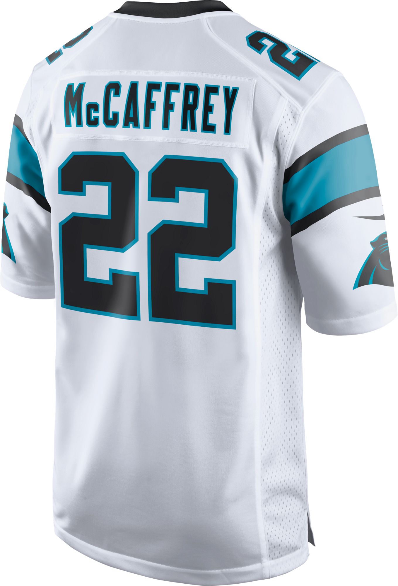 white mccaffrey jersey