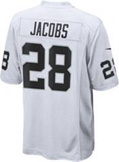 Nike Men's Las Vegas Raiders Josh Jacobs #28 White Game Jersey product image