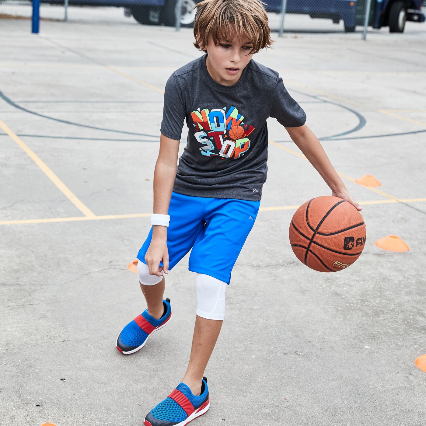 Boys basketball compression tights online