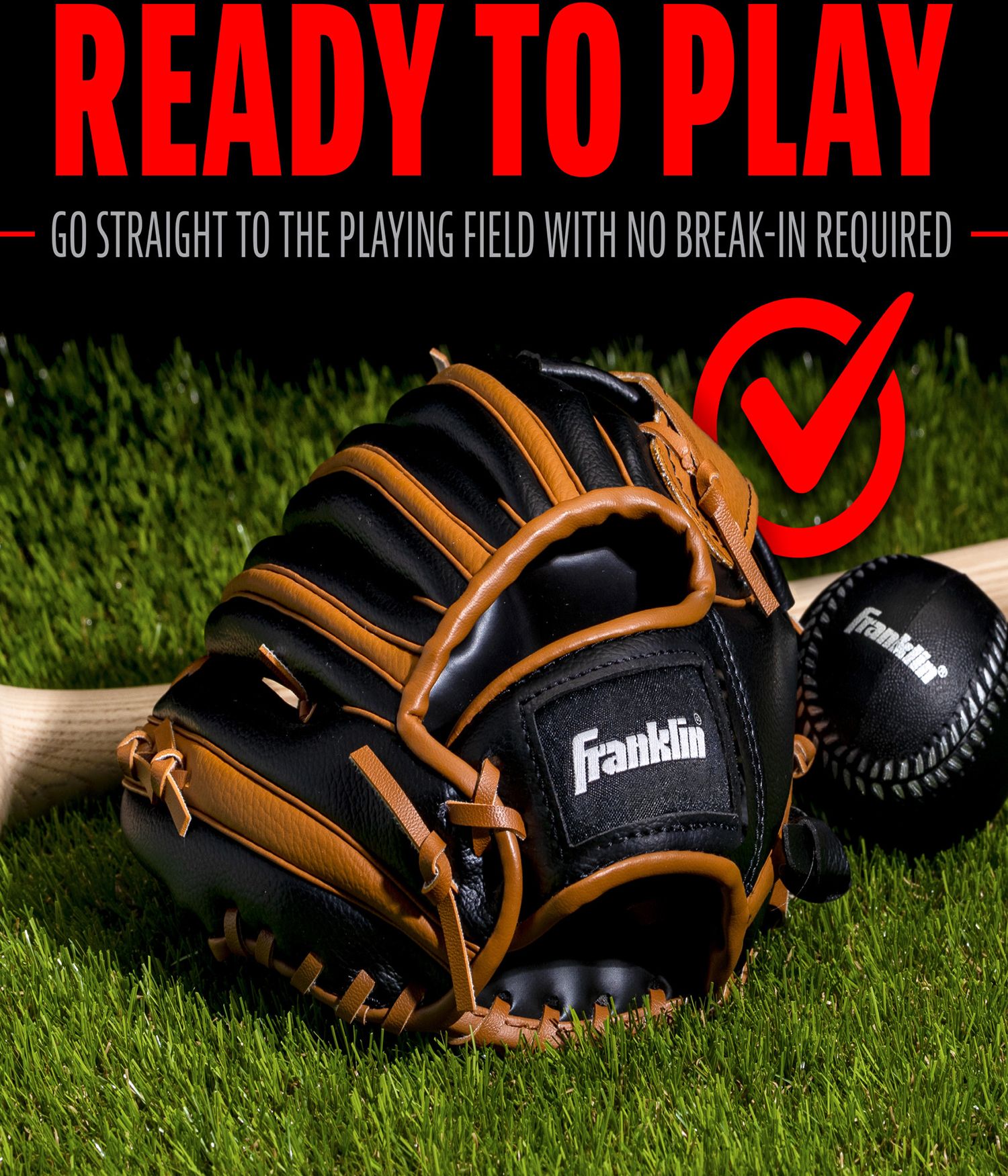 Franklin 9.5” RTP Series Teeball Glove and Ball Set product image