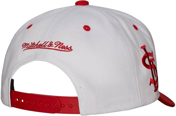 Mitchell & Ness St. Louis Cardinals White Coop Evergreen Snapback