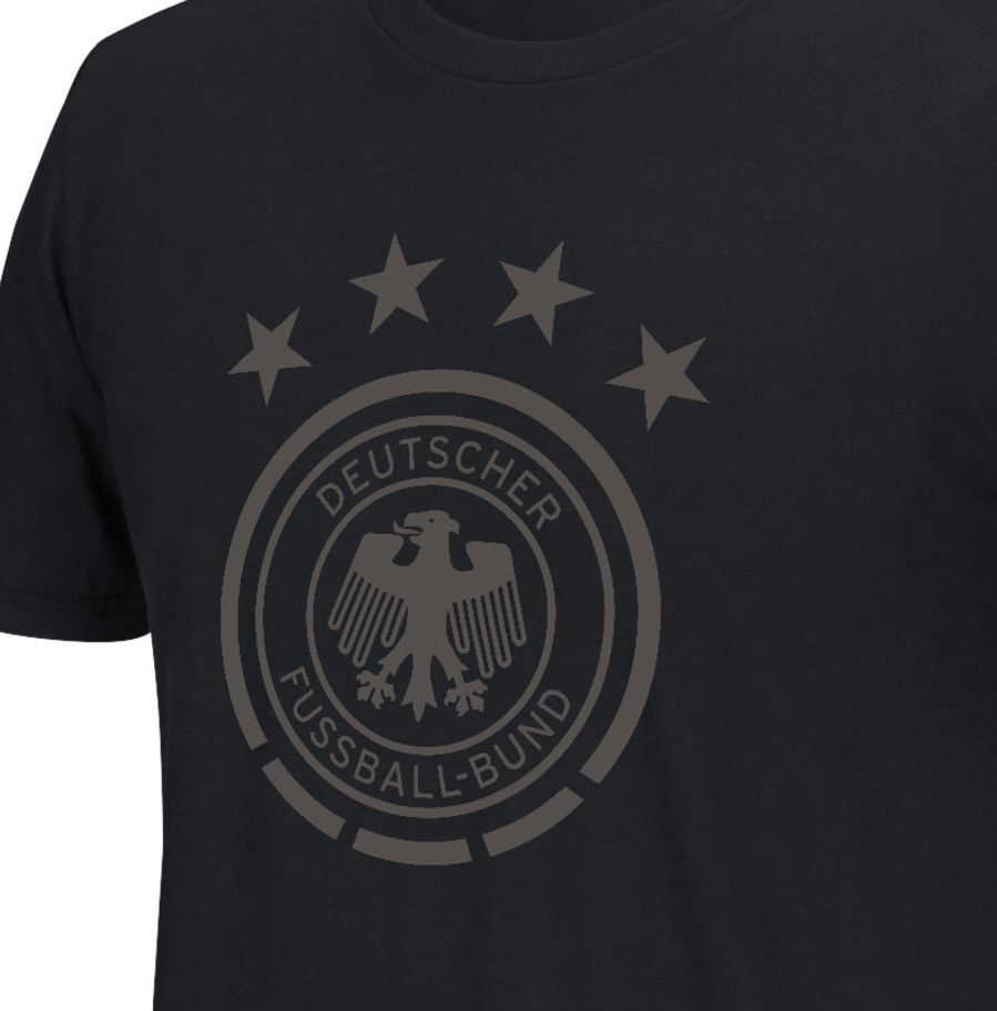 adidas Men's Germany Crest Black T-Shirt product image