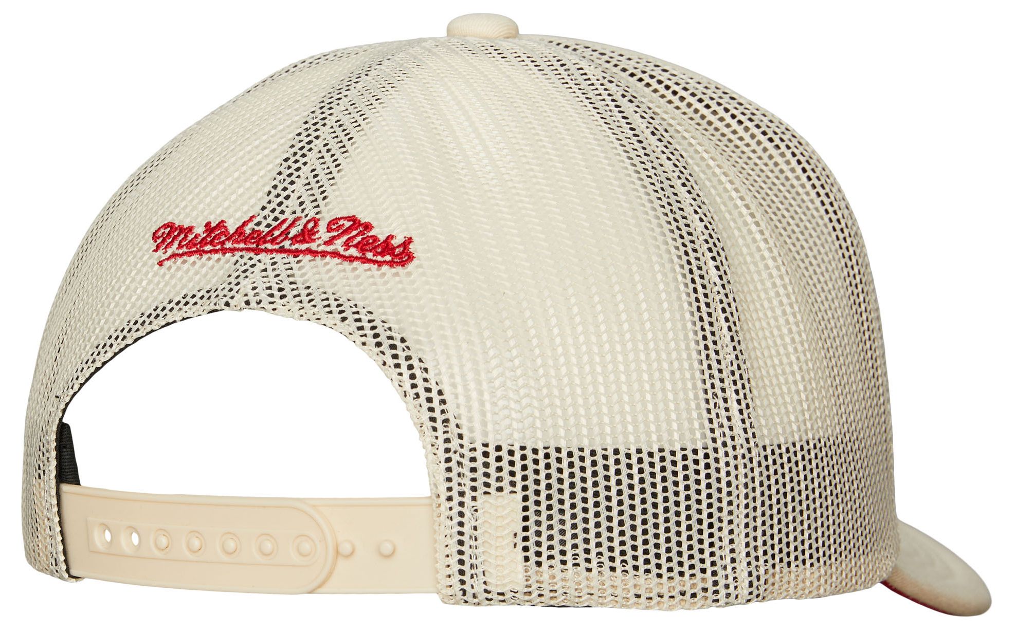 Mitchell and Ness Adult Minnesota Twins White Evergreen Adjustable Trucker Hat product image