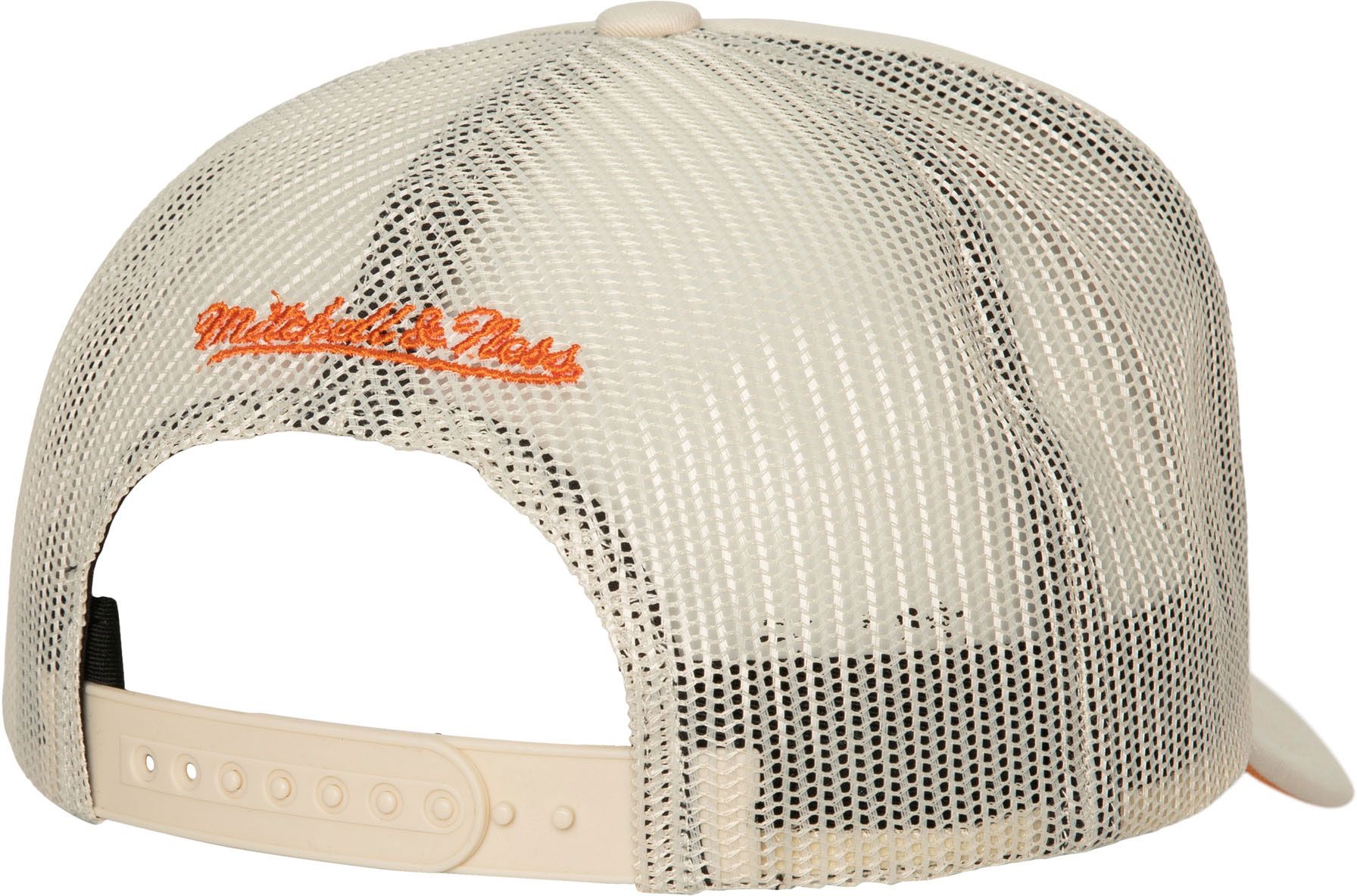 Mitchell & Ness New York Mets White Coop Evergreen Trucker Hat product image