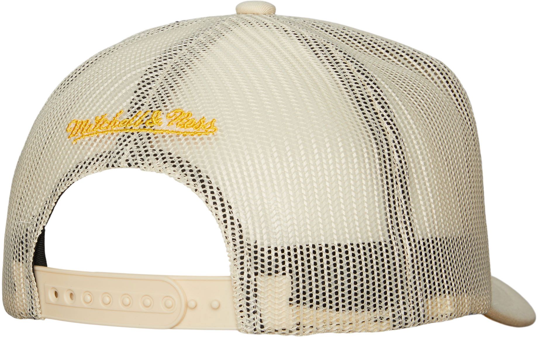 Mitchell & Ness Adult Pittsburgh Pirates White Coop Evergreen Trucker Hat product image