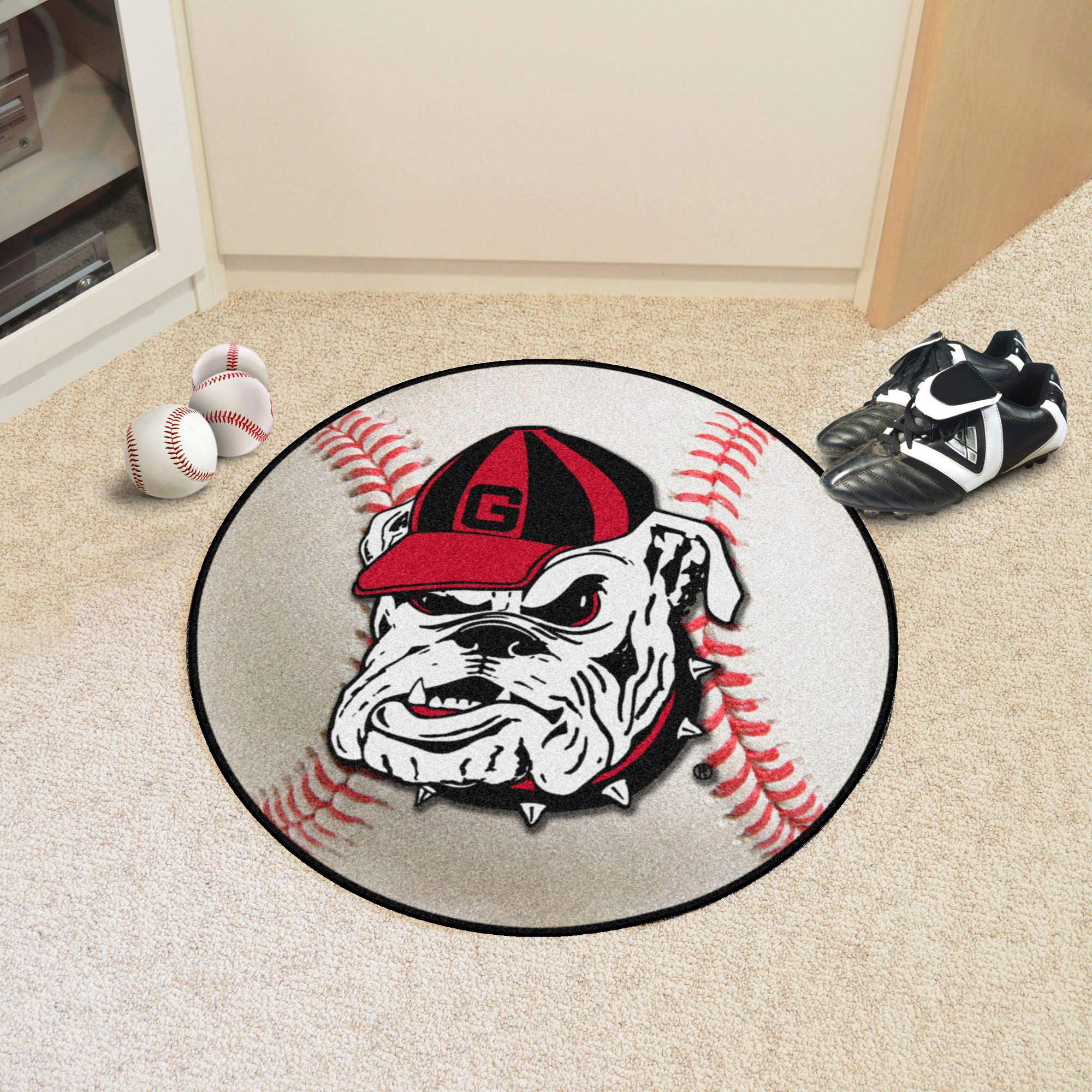 FANMATS Georgia Bulldogs Baseball Mat product image