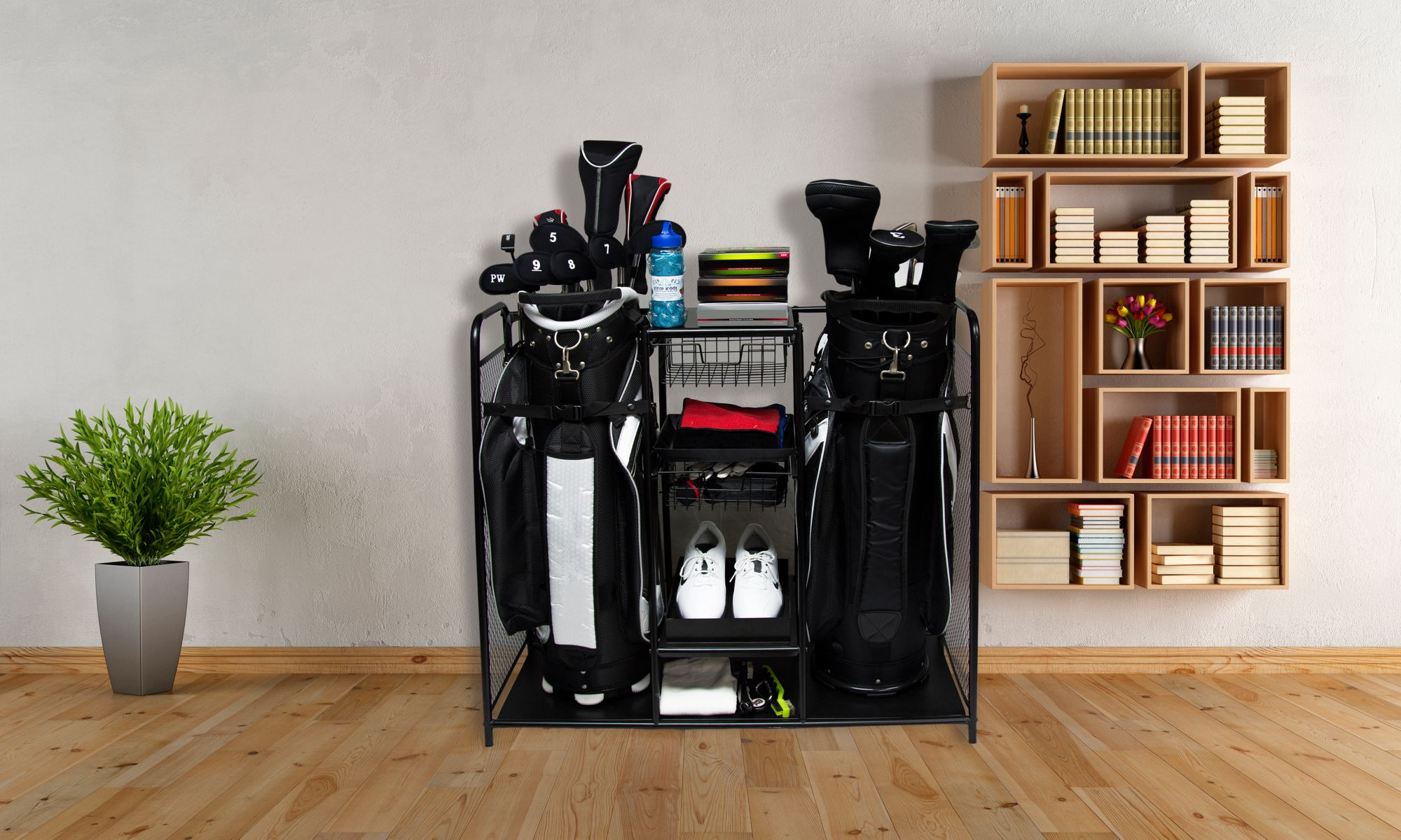JEF World of Golf Metal Golf Bag Organizer product image
