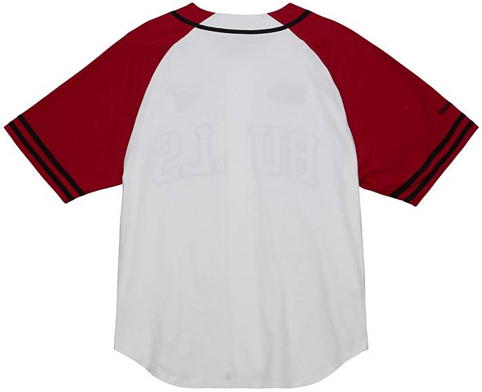 Shop ICER BRANDS MEN Chicago Bulls Baseball Jersey GTMC706S-WHT white