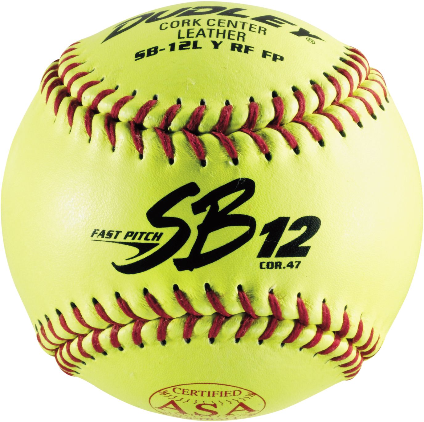 Dudley 12” USA/NFHS SB12 Fastpitch Softballs - 6 Pack