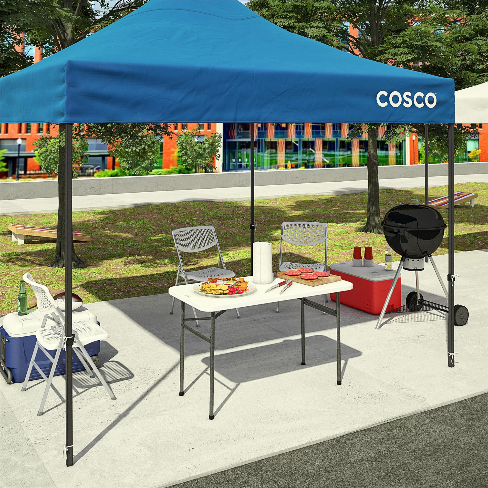 COSCO 4' Straight Folding Utility Table product image