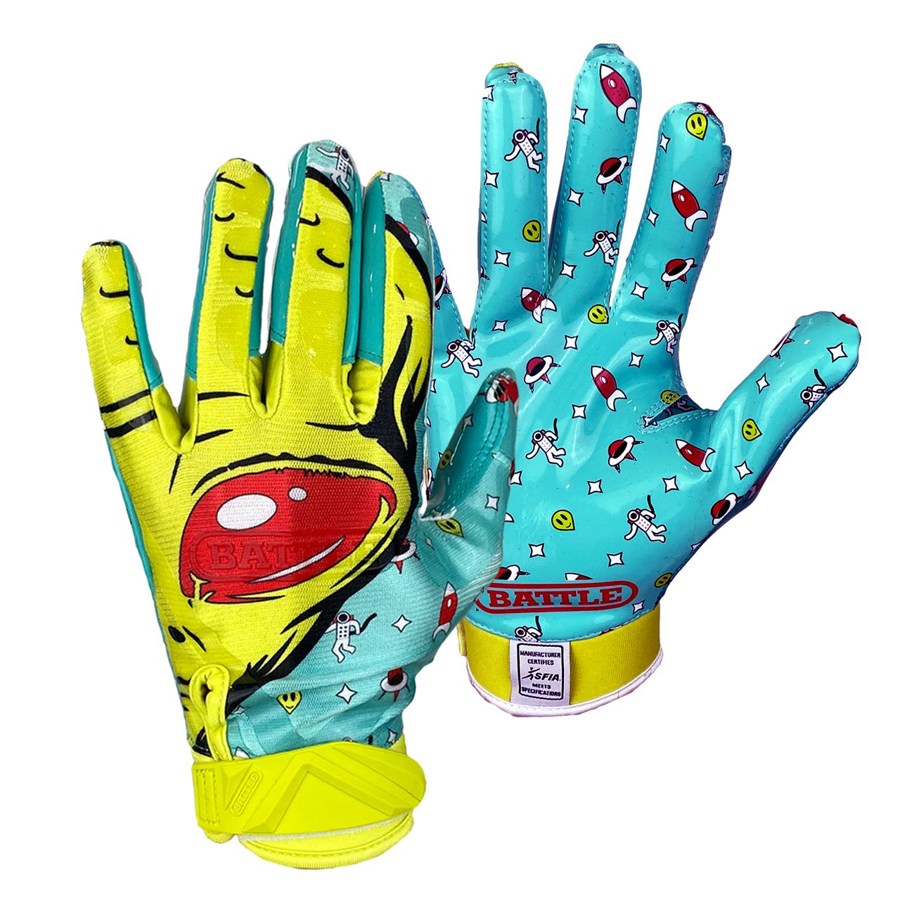 Battle Youth Alien Receiver Gloves product image