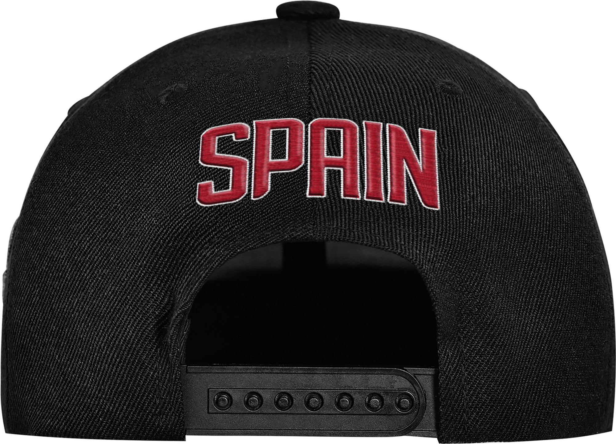 Outerstuff Adult Spain 2026 Black Adjustable Snapback Hat product image