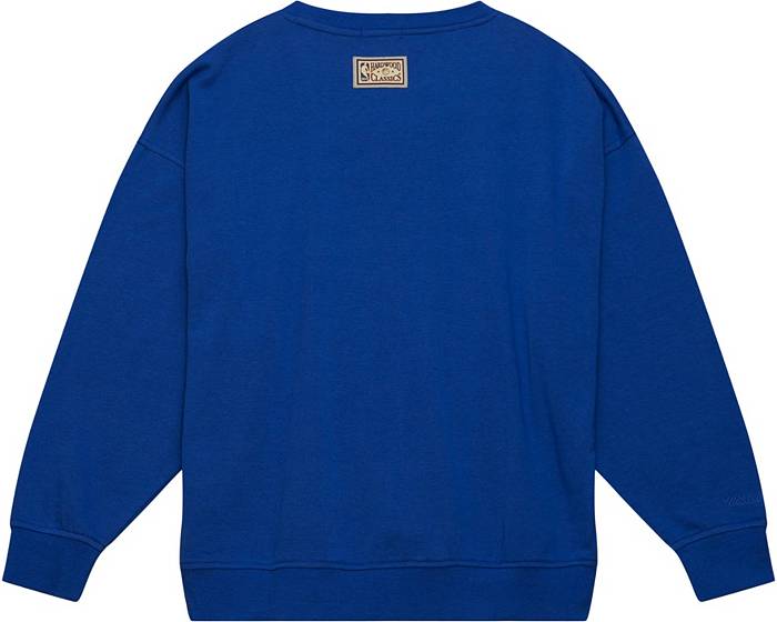 Mitchell and Ness Women's New York Knicks Blue Logo Sweatshirt