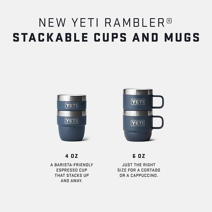 YETI® Black Rambler 4oz Espresso Cup 2 Pack