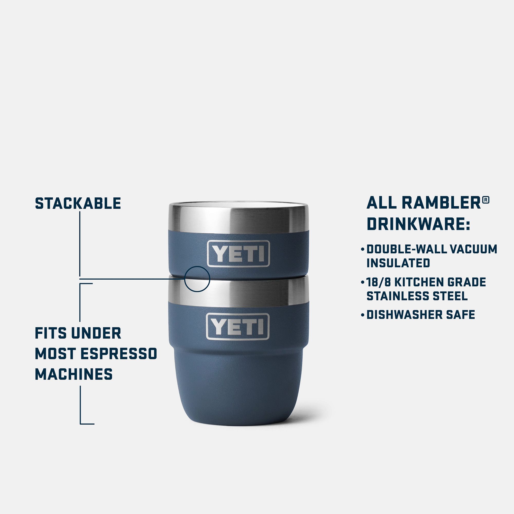YETI 4 oz. Rambler Stackable Espresso Cups product image