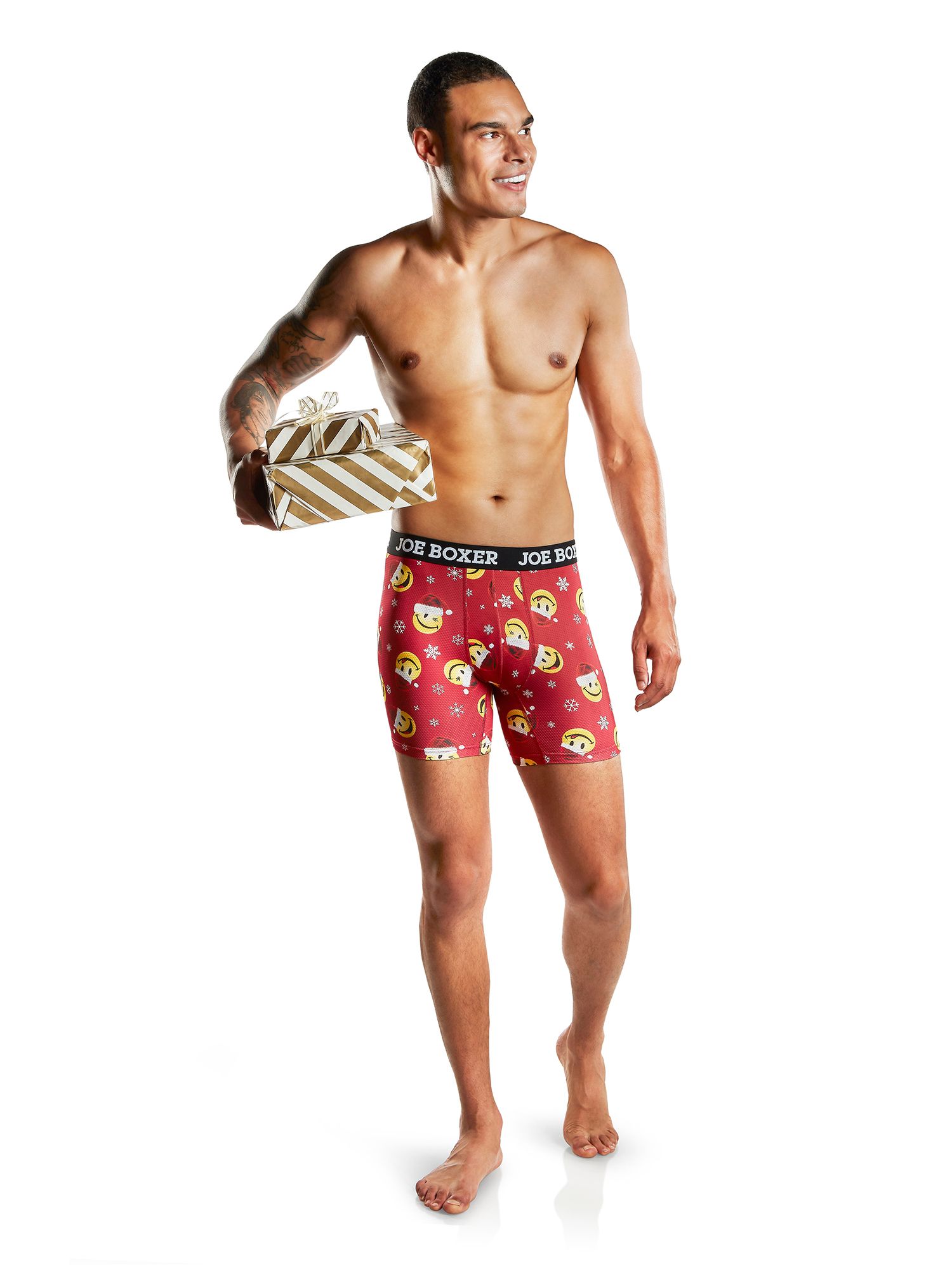 Joe Boxer Men's Micro Mesh 4 Pack Boxer Brief product image