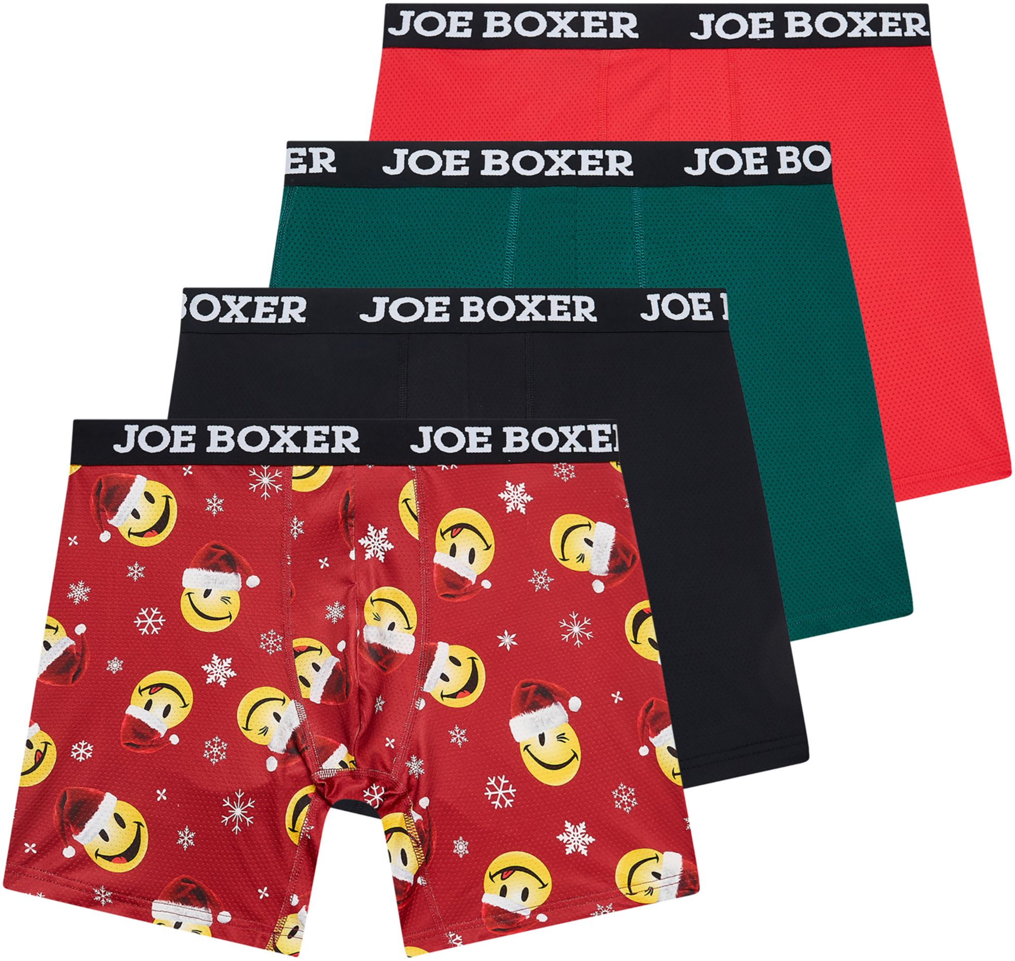 Joe Boxer Men's Micro Mesh 4 Pack Boxer Brief product image