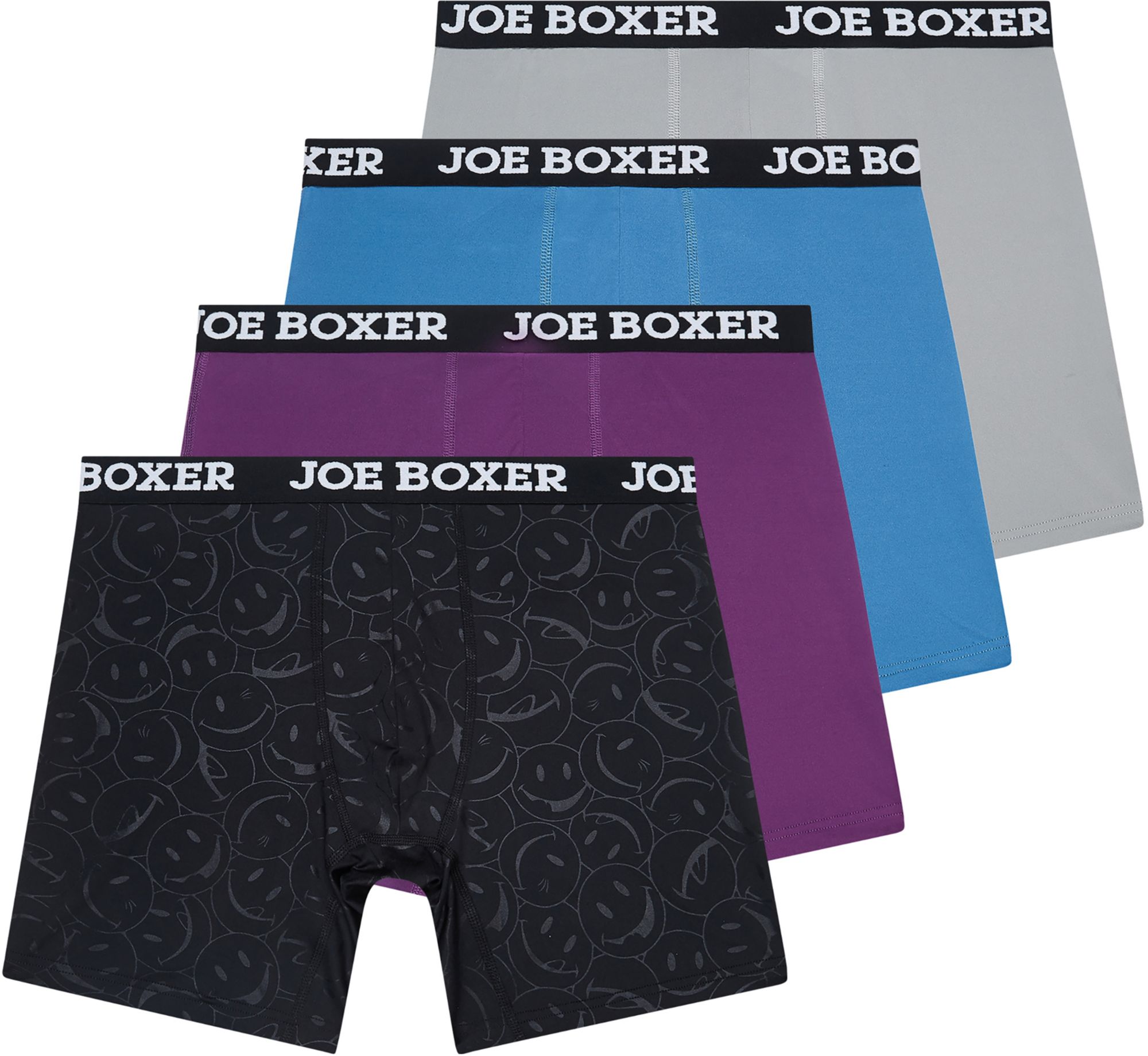 Joe Boxer Men's Debossed Performance Micro 4 Pack Boxer Brief product image