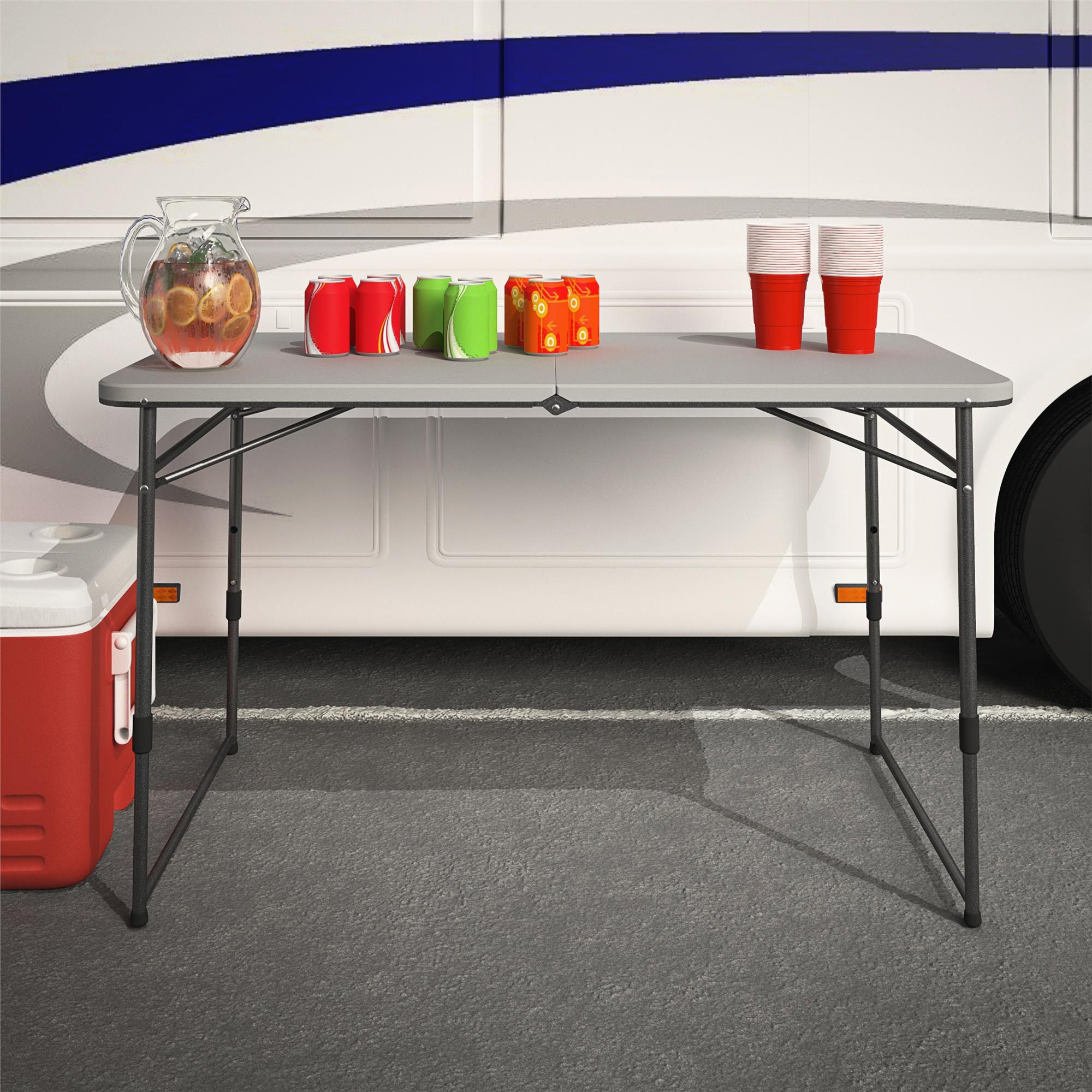 COSCO 4' Fold-in-Half Portable Utility Table product image