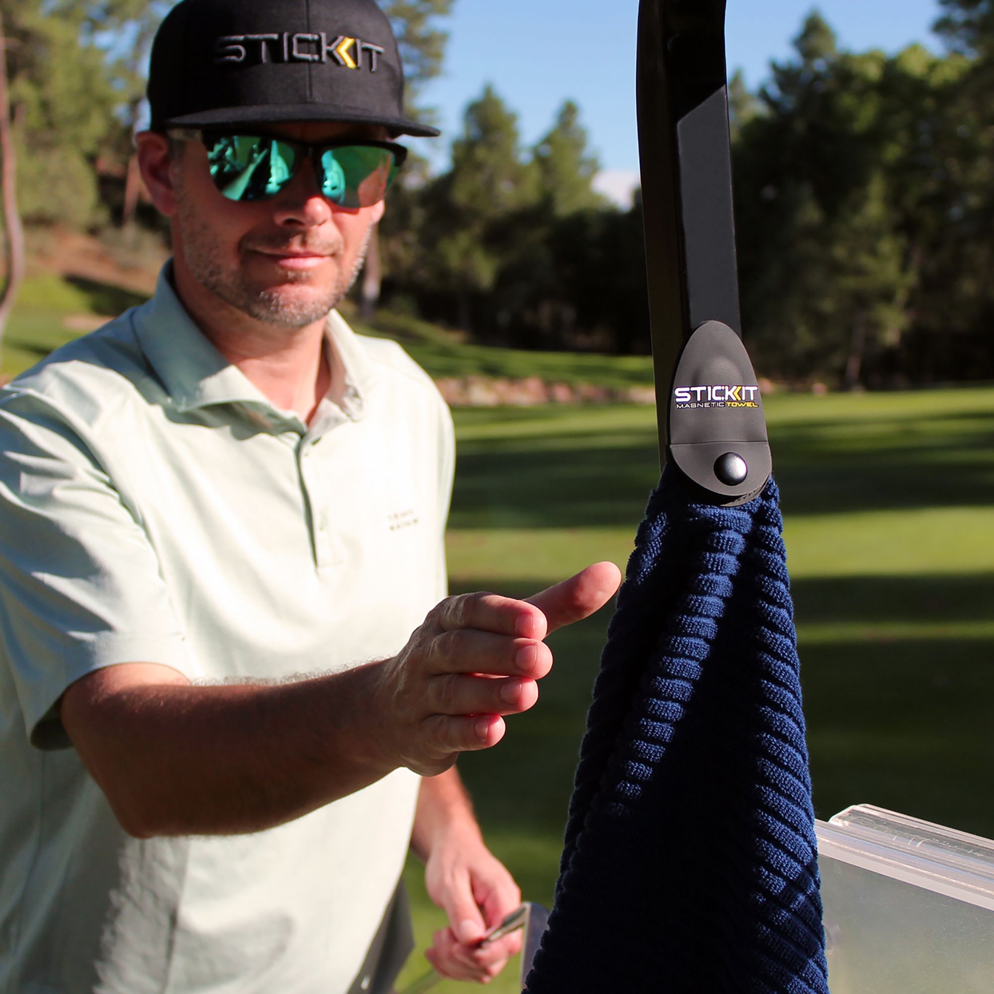 STICKIT Magnetic XL Golf Towel product image