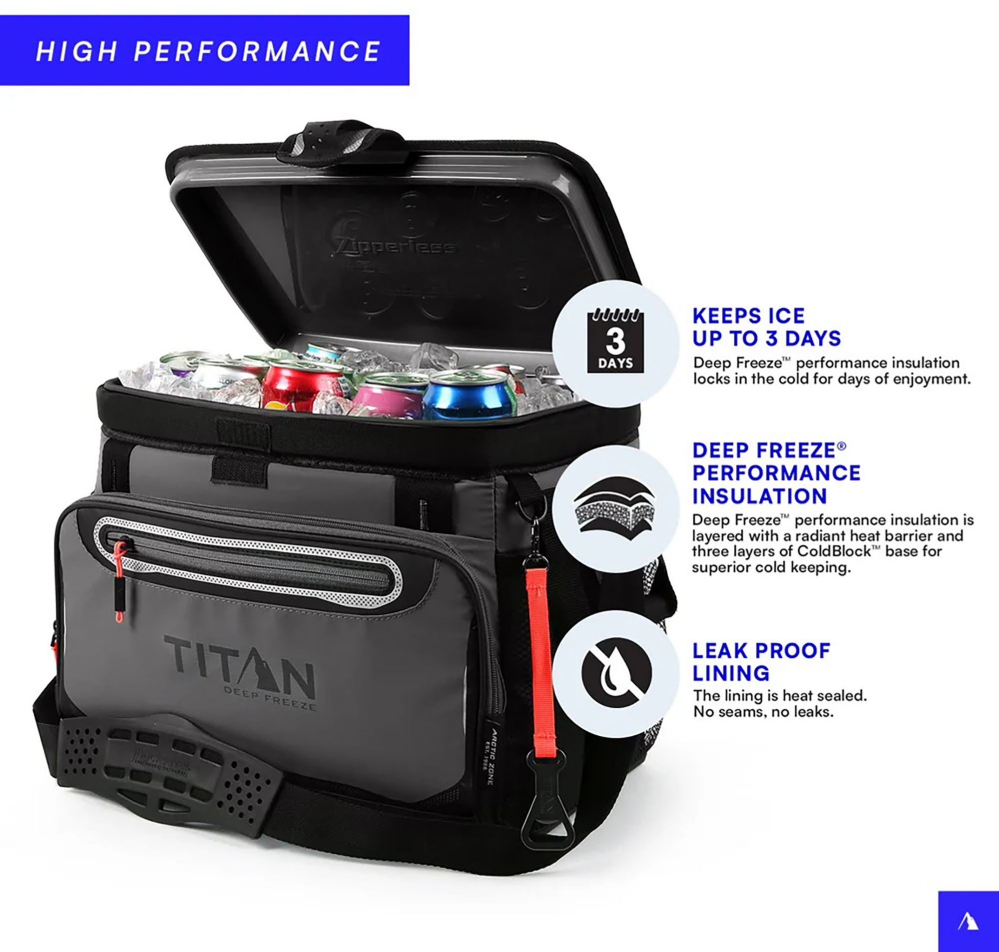 Titan by Arctic Zone 30 Can Zipperless HardBody Cooler product image