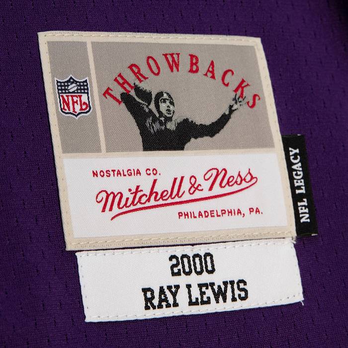 Nike NFL Baltimore Ravens #52 Ray Lewis Purple Game Jersey Size XL