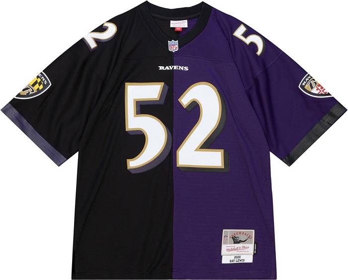 Mitchell & Ness Men's Baltimore Ravens Ray Lewis #52 2004 Throwback Jersey