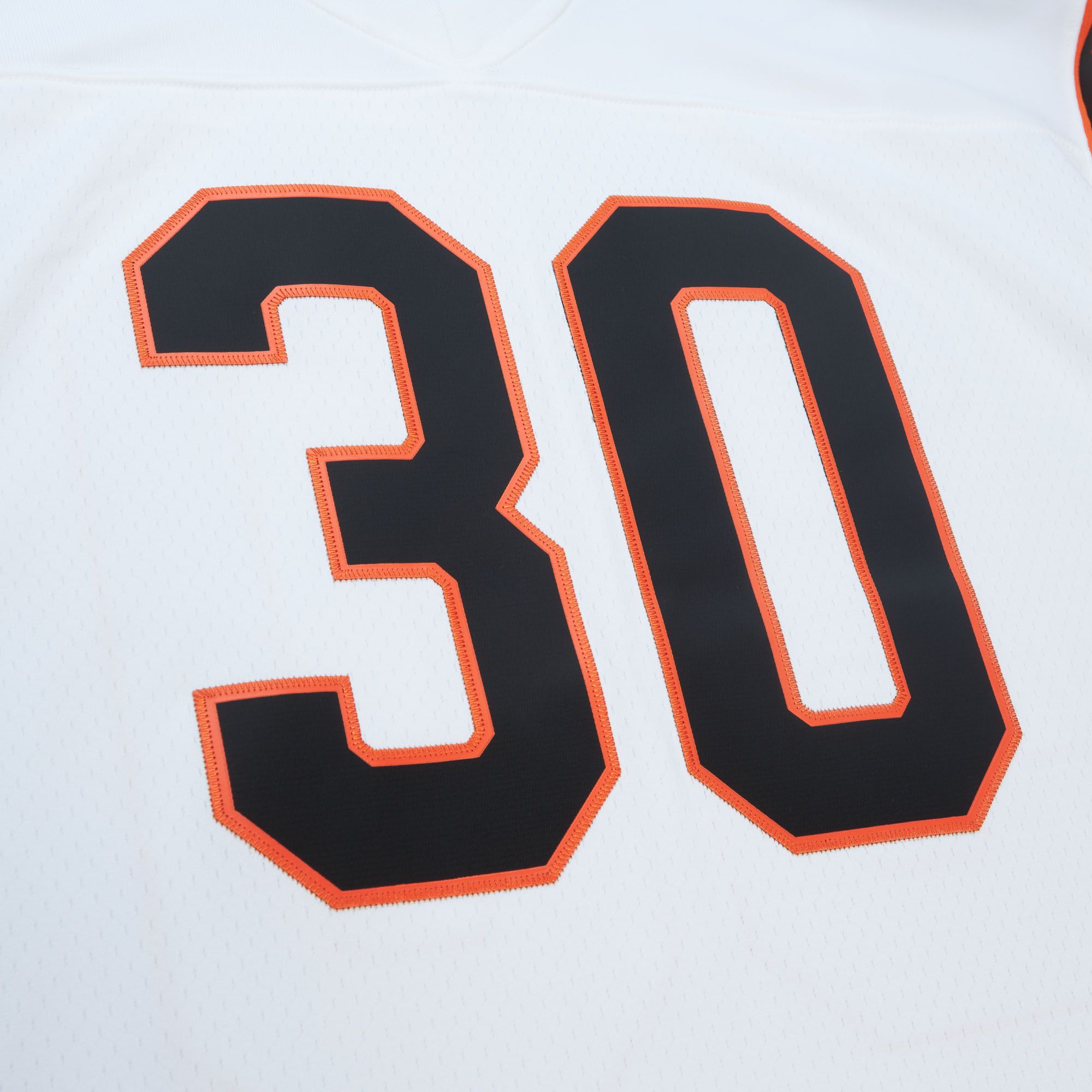 Mitchell & Ness Men's Cincinnati Bengals Ickey Woods #30 1988 White Throwback Jersey product image