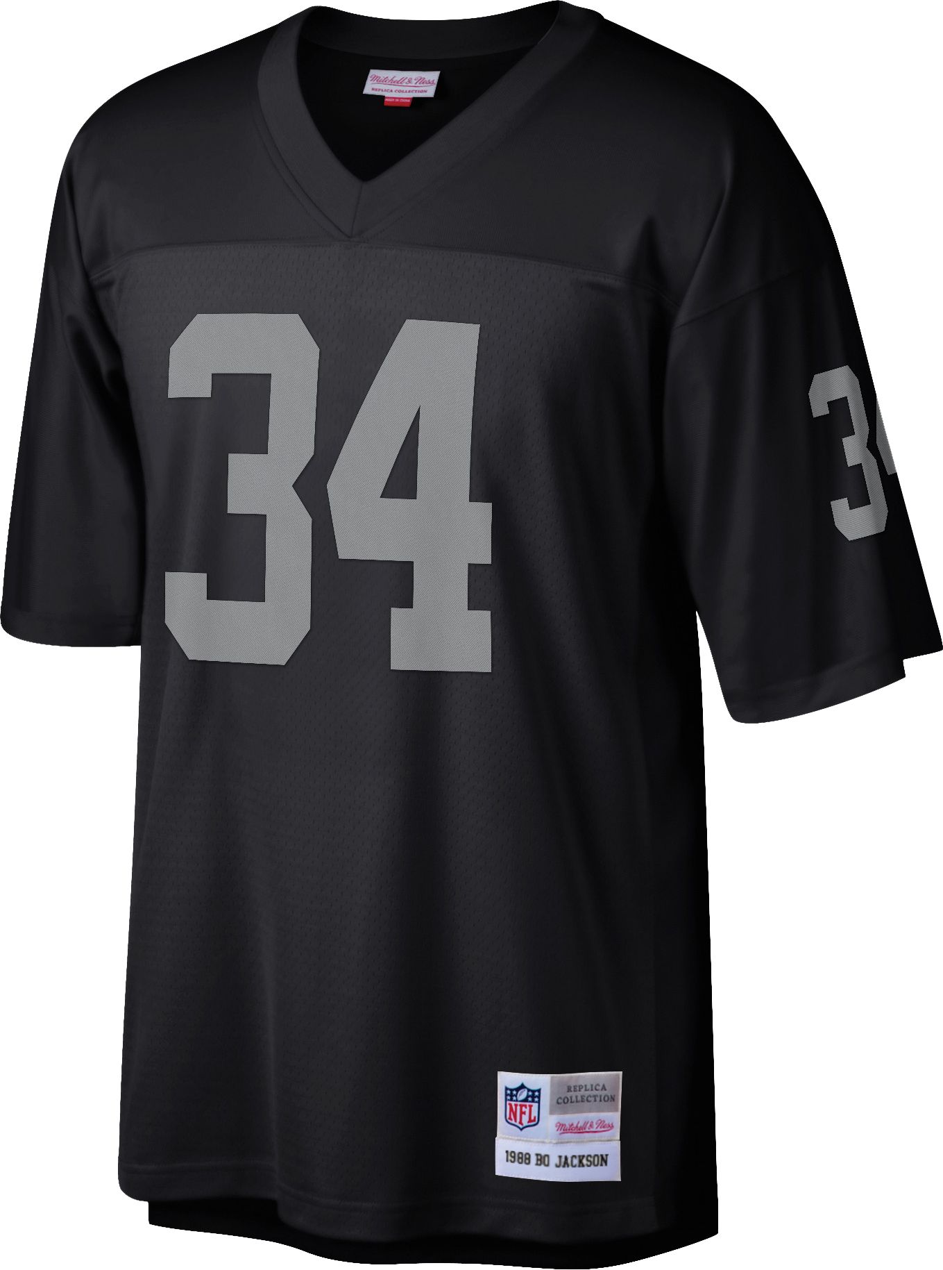 Nike Las Vegas Raiders No34 Bo Jackson Grey Men's Stitched NFL Elite Drift Fashion Jersey