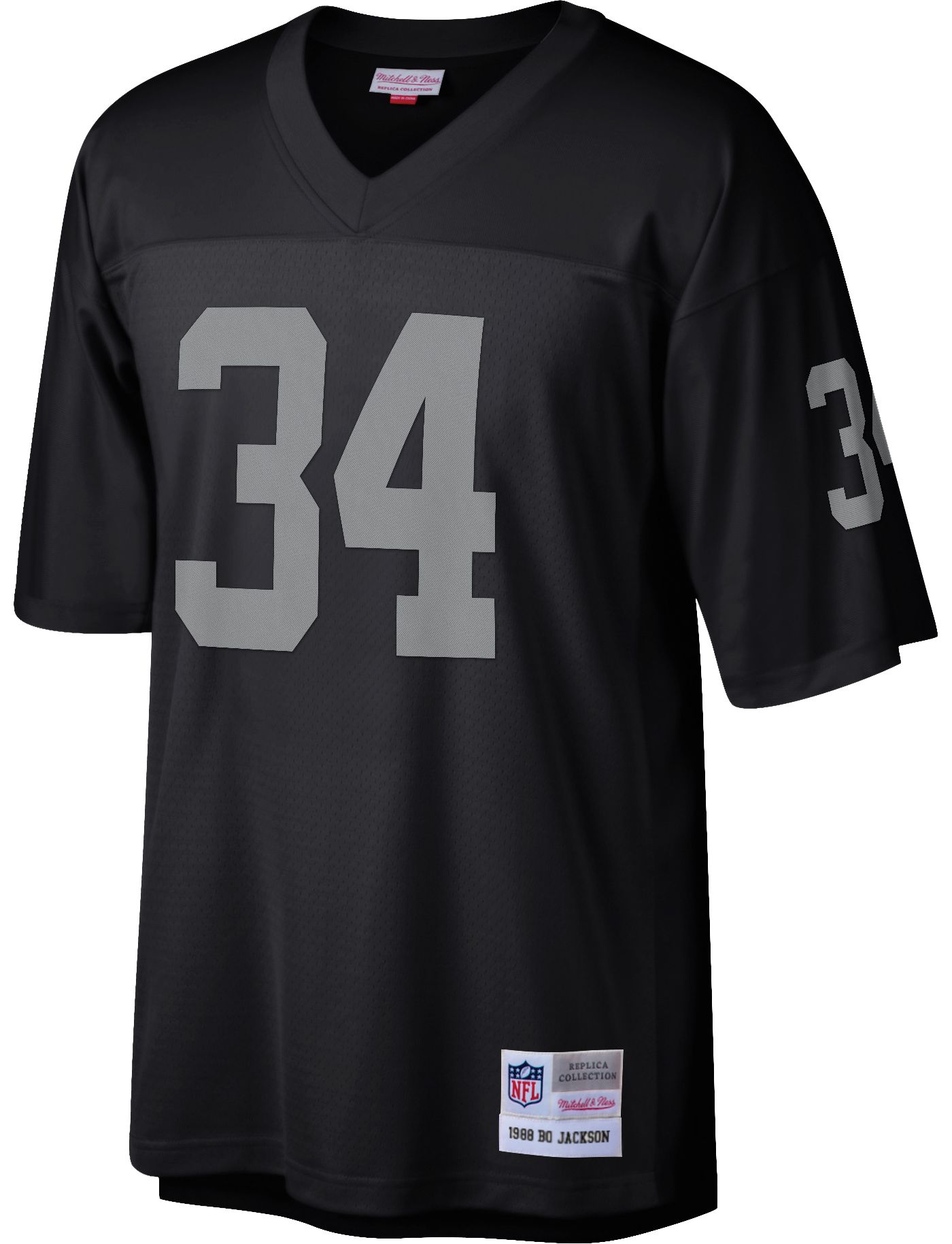 Mitchell Ness Men s Las Vegas Raiders Bo Jackson 34 1988 Throwback Jersey Dick s Sporting Goods