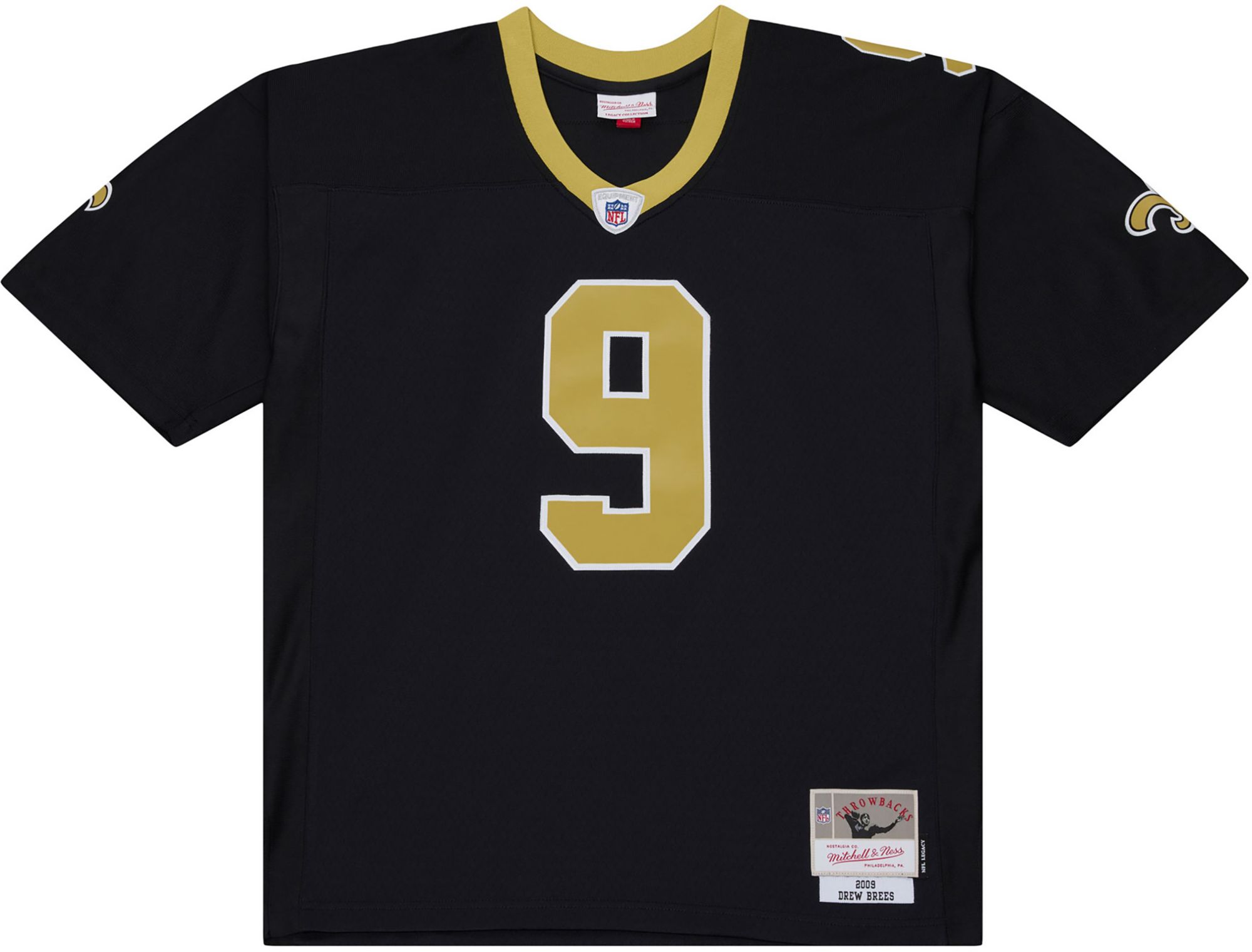 Mitchell & Ness Men's New Orleans Saints Drew Brees #9 Black Legacy Jersey product image