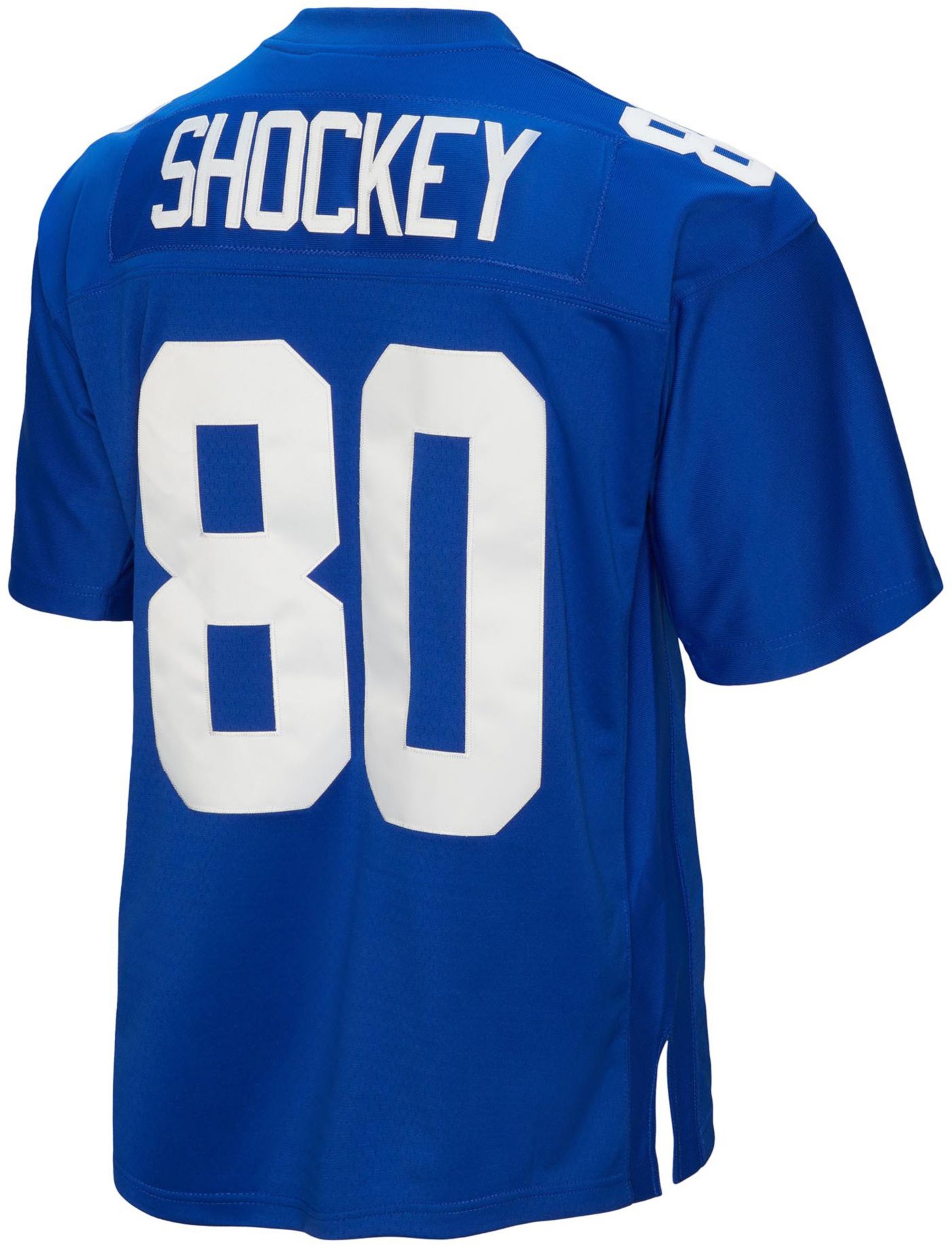 Mitchell Ness Men s New York Giants Jeremy Shockey 80 2005 Royal Throwback Jersey Dick s Sporting Goods