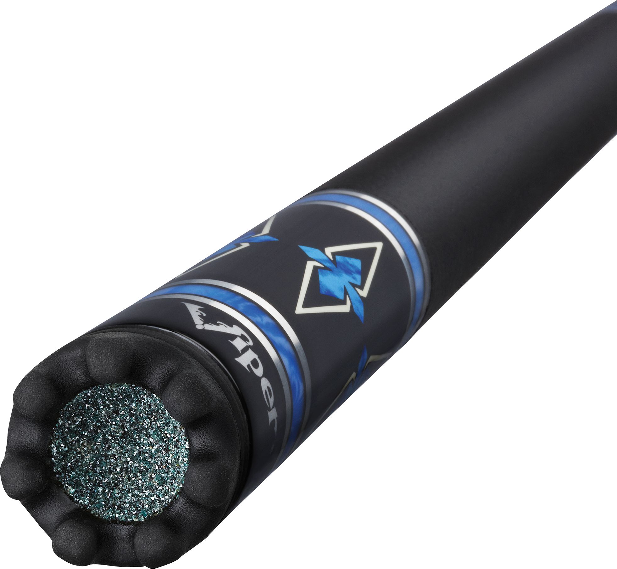 Viper Sinister Series Black Faux Leather Wrapped Pool Cue product image