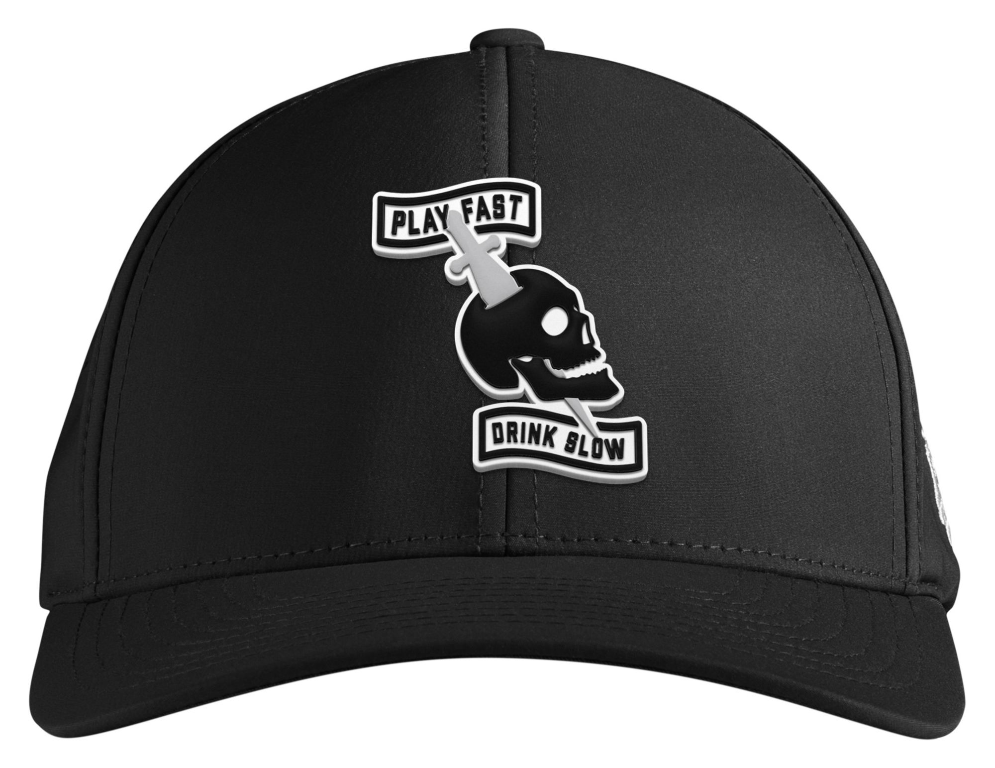Branded Bills Men's Skulled Curved Performance Golf Hat product image