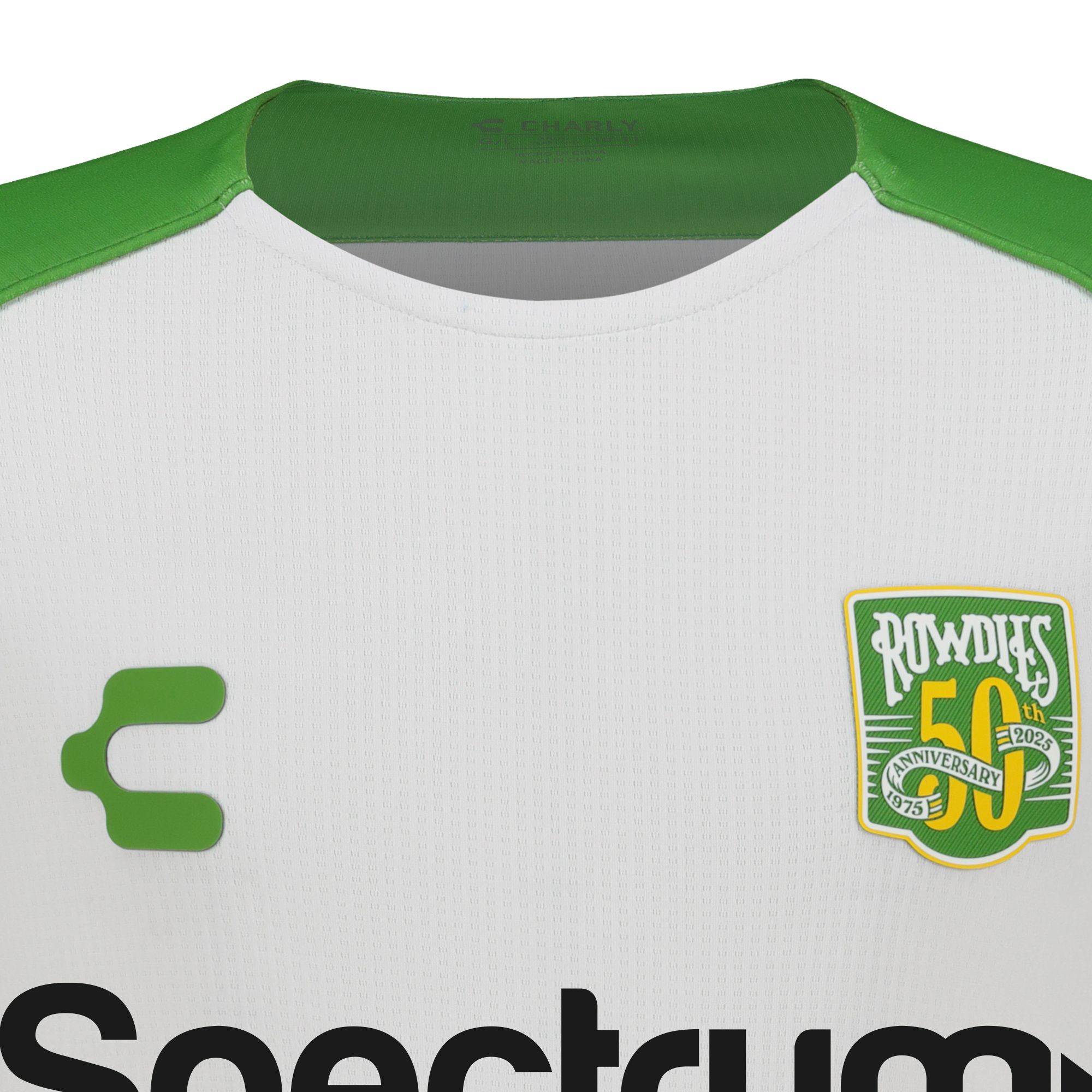 Charly Youth Tampa Bay Rowdies 2025-26 White Away Authentic Jersey product image