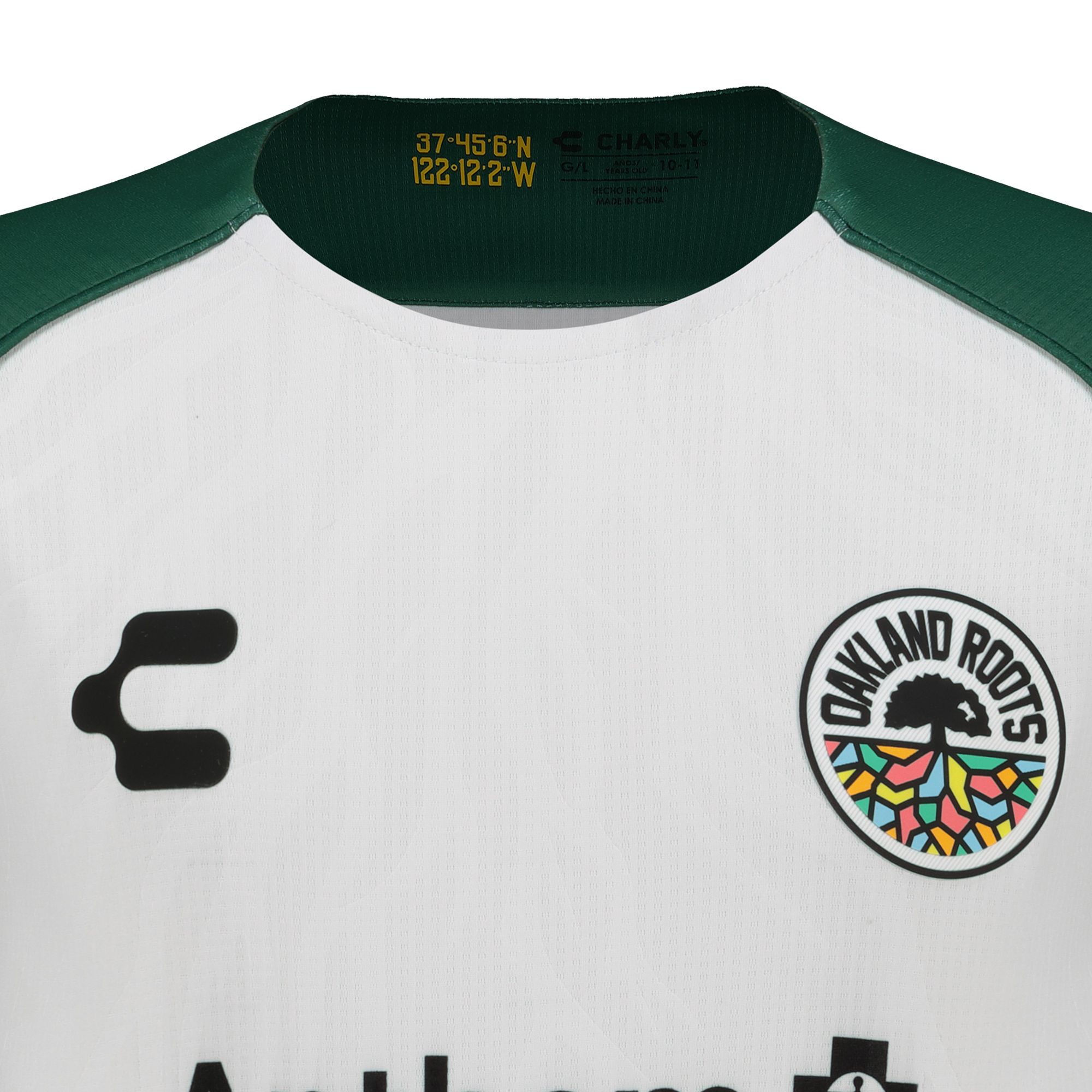 Charly Youth Oakland Roots SC 2025-26 White Away Authentic Jersey product image