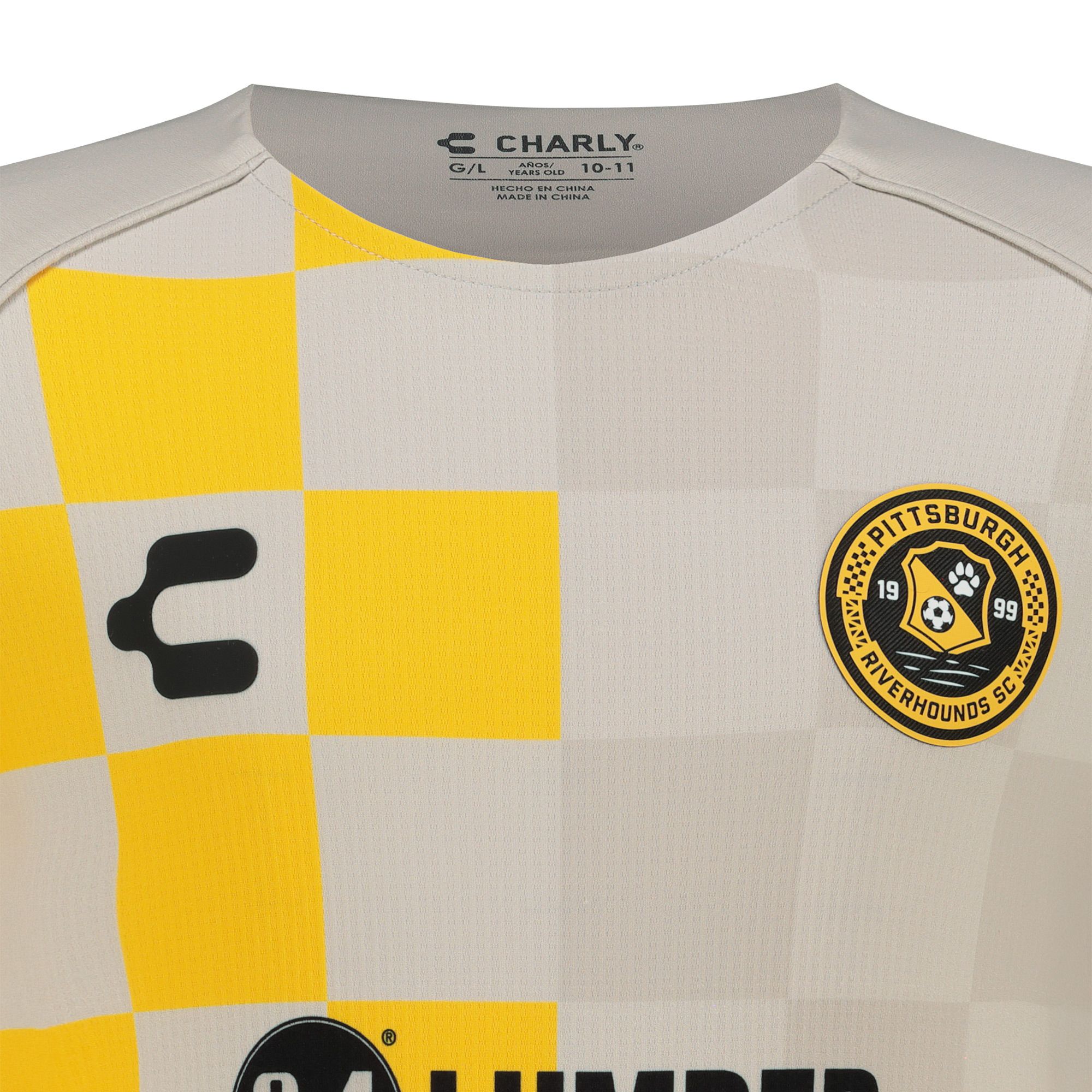 Charly Youth Pittsburgh Riverhounds SC 2025-26 Grey Away Authentic Jersey product image