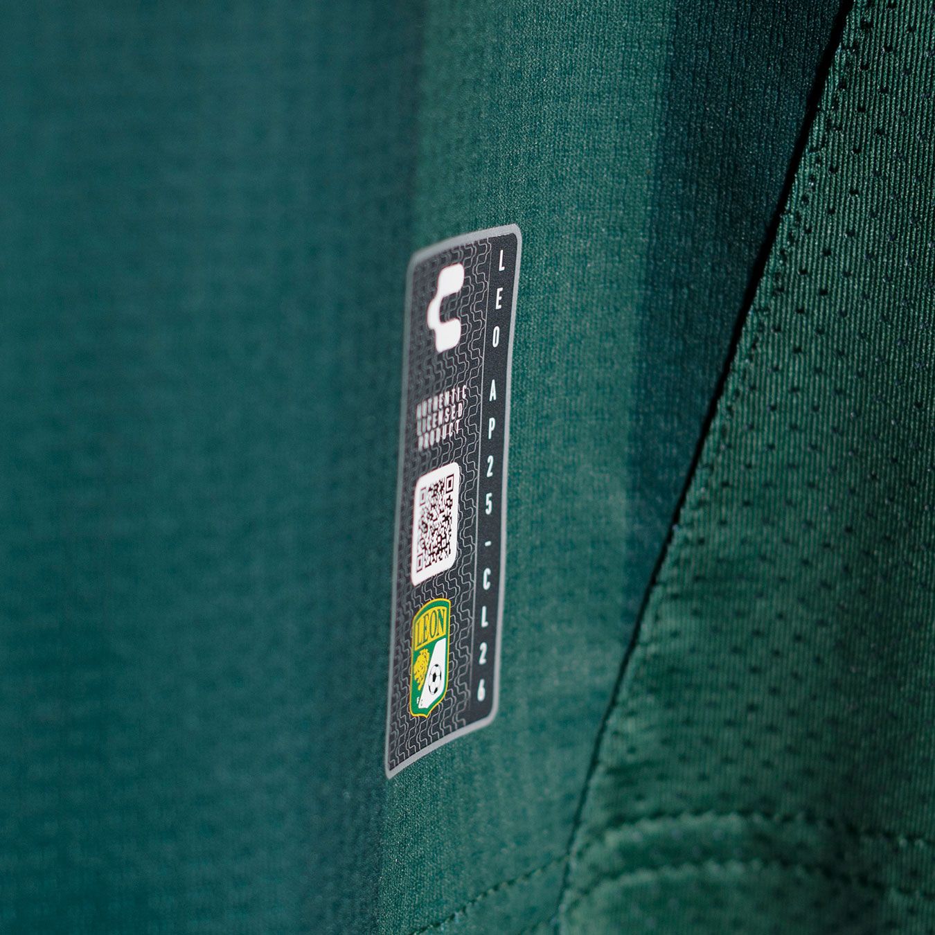 Charly Adult Club Leon 2025 Green Authentic Home Jersey product image