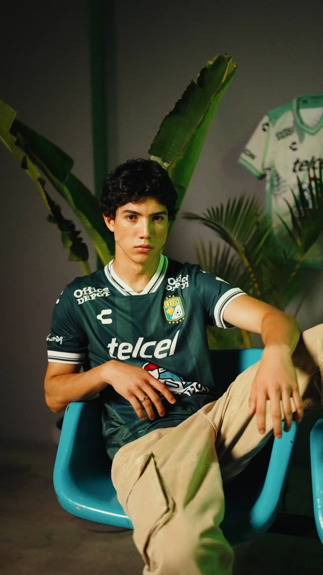 Charly Adult Club Leon 2025 Green Authentic Home Jersey product