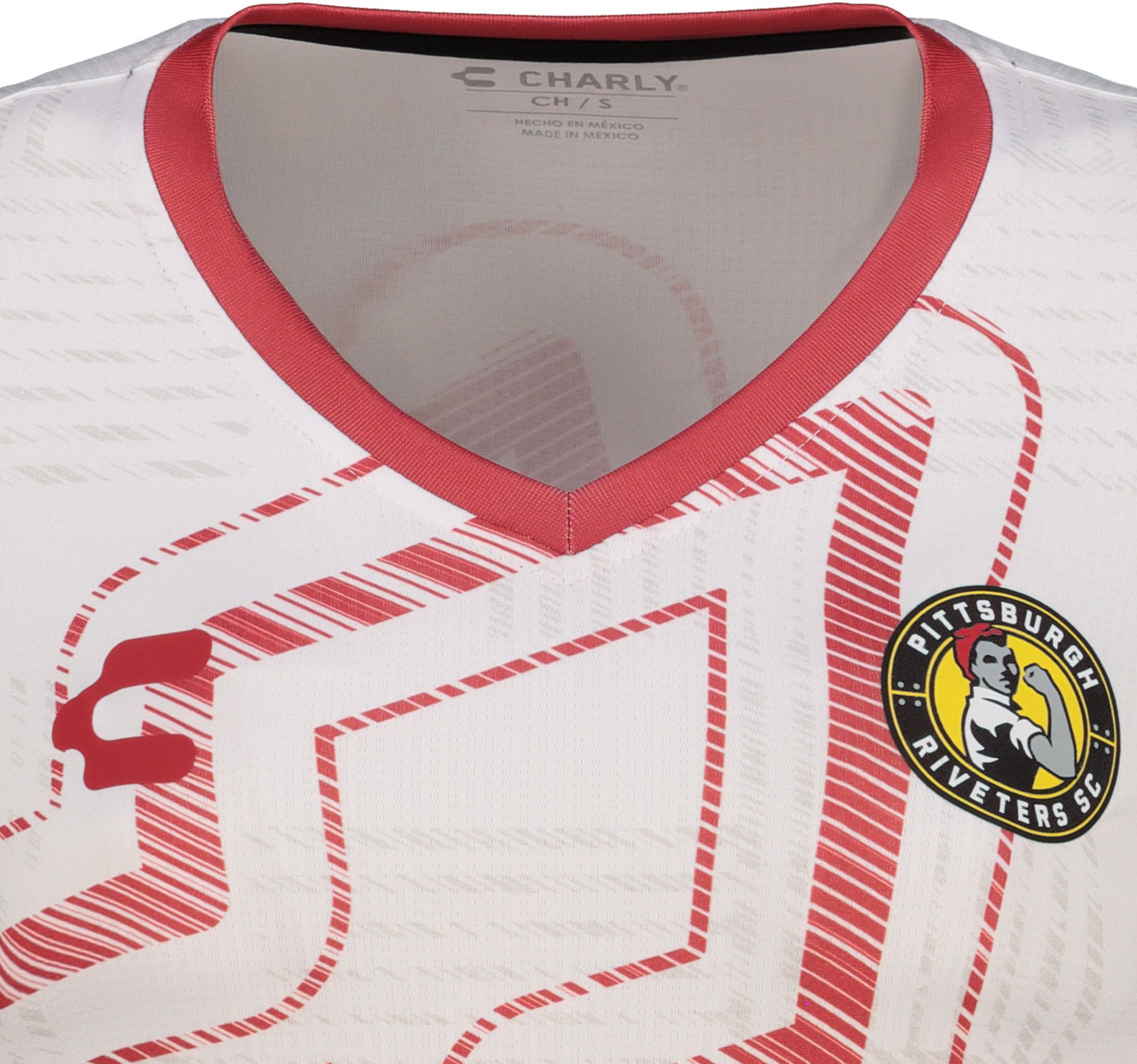 Charly Women's Pittsburgh Riveters SC 2025 Red Third Replica Jersey product image