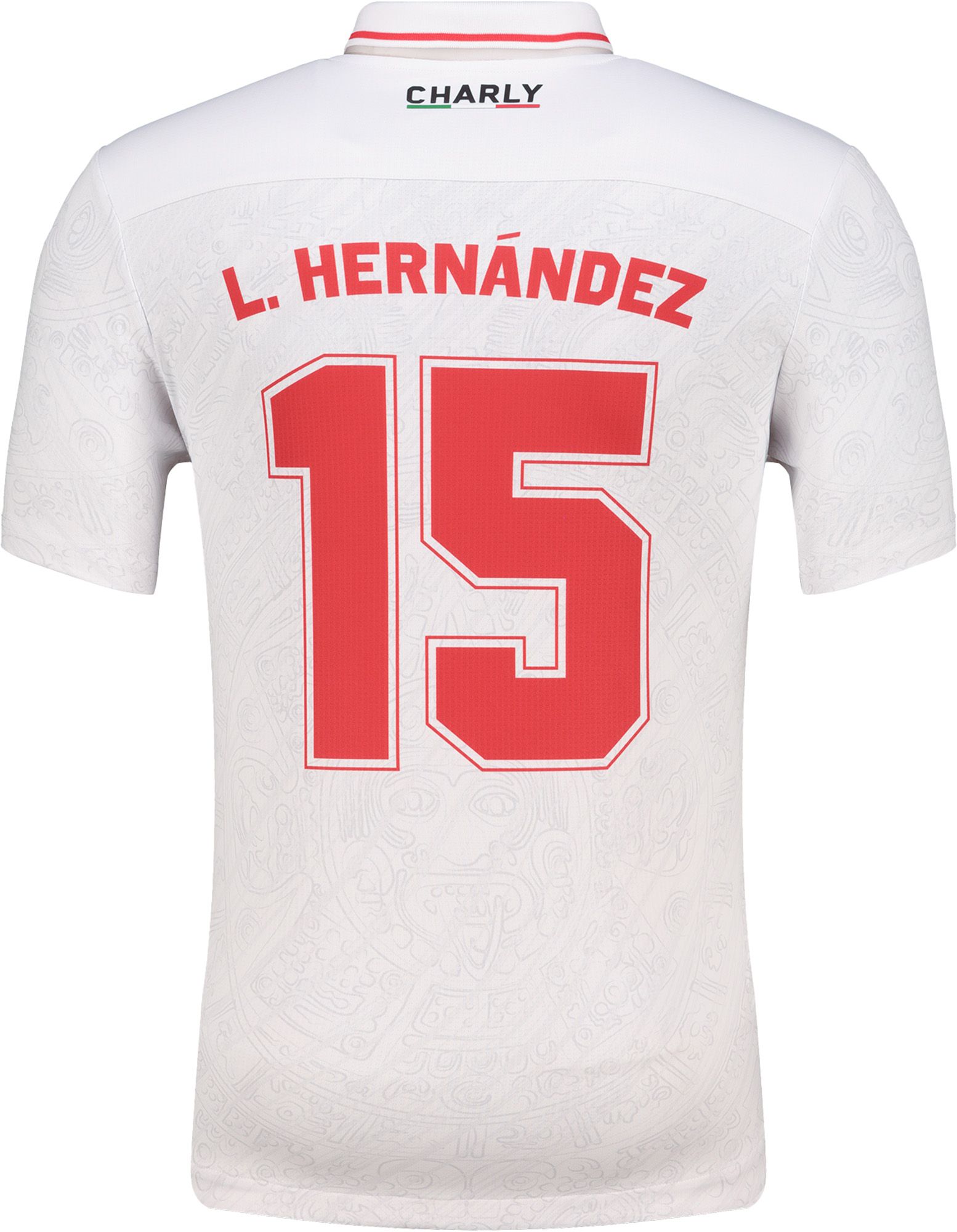 Charly Adult Mexico Luis Hernández #15 White Vintage Replica Jersey product image