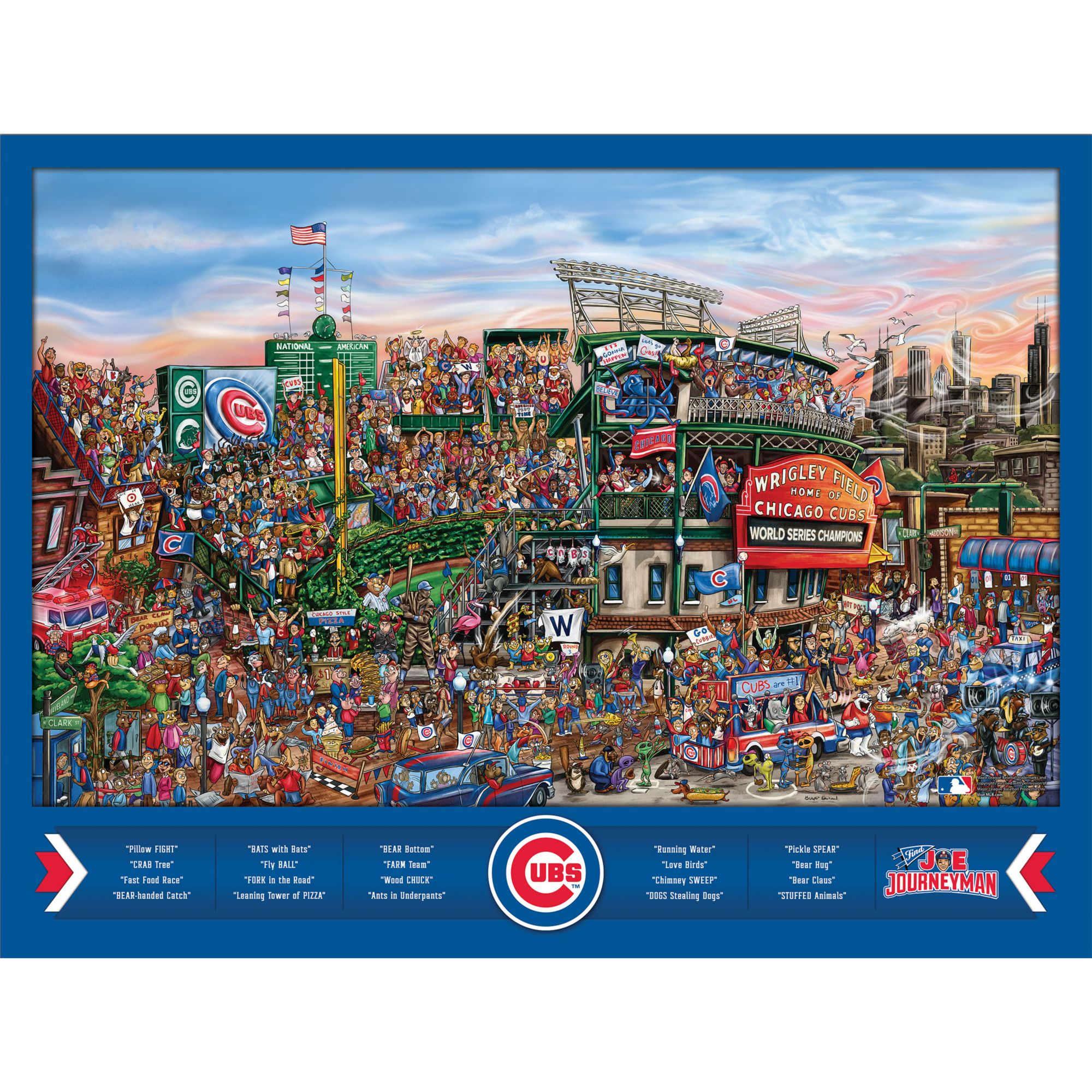 YouTheFan Chicago Cubs Find Joe Journeyman Puzzle product image