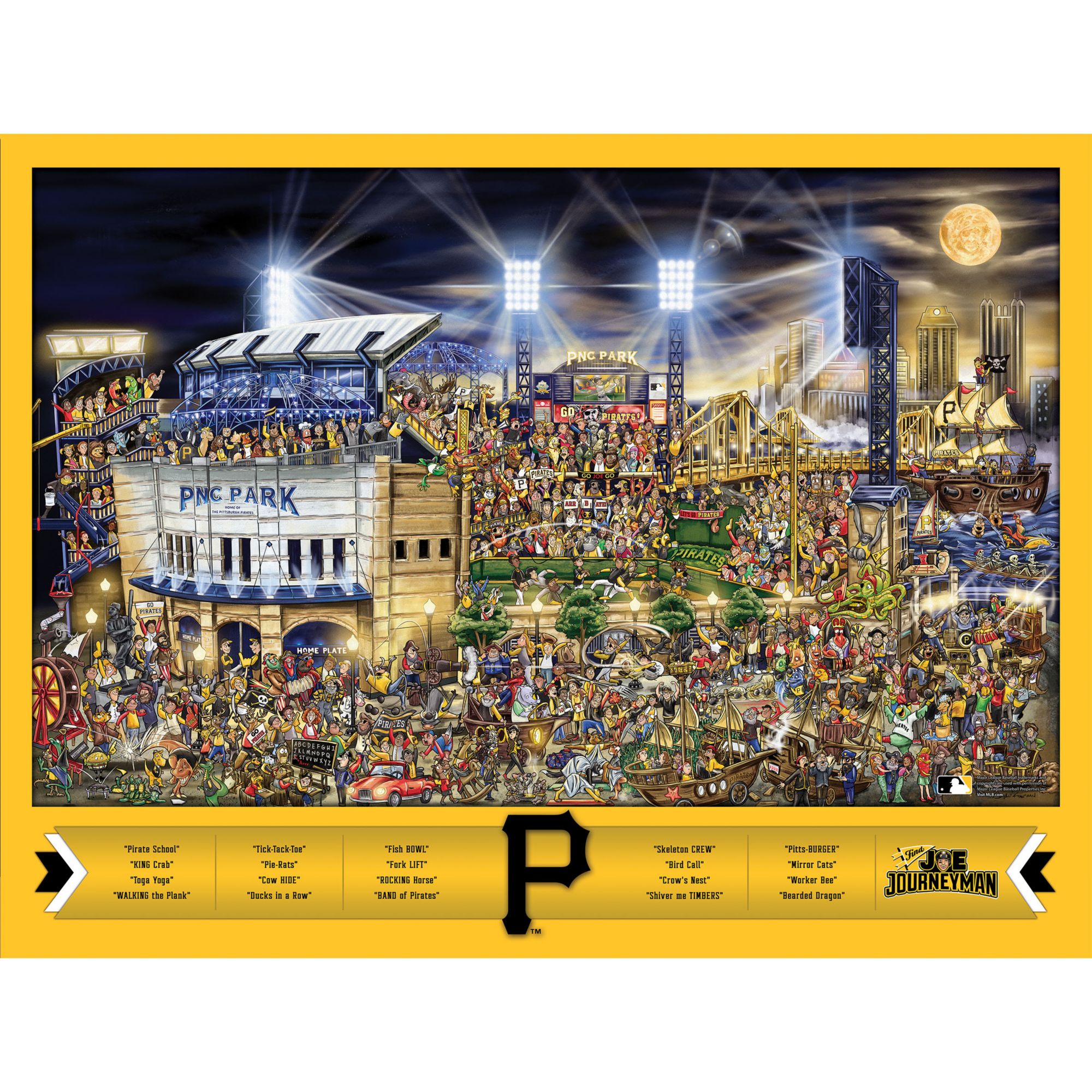 YouTheFan Pittsburgh Pirates Find Joe Journeyman Puzzle product image