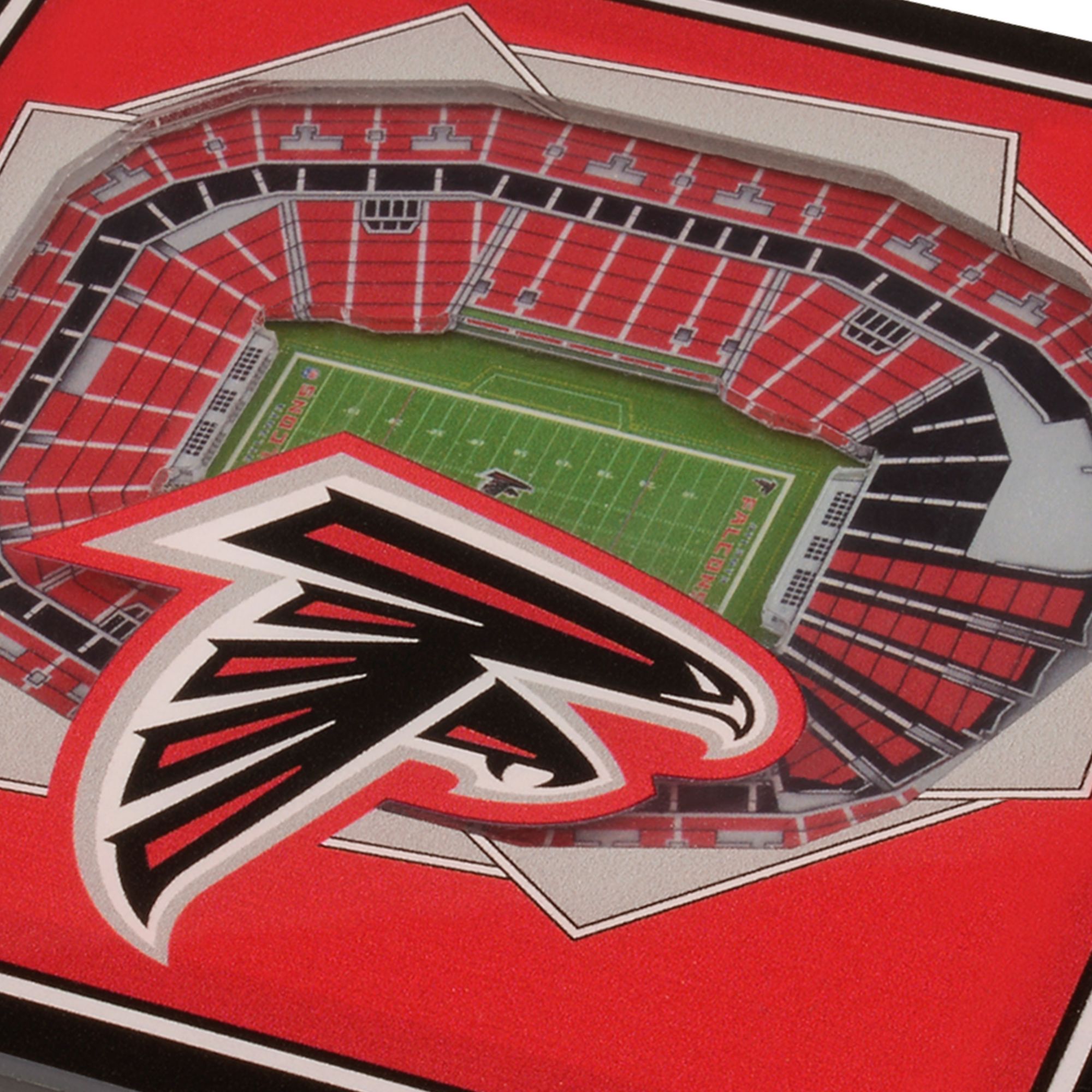 You the Fan Atlanta Falcons Stadium View Coaster Set